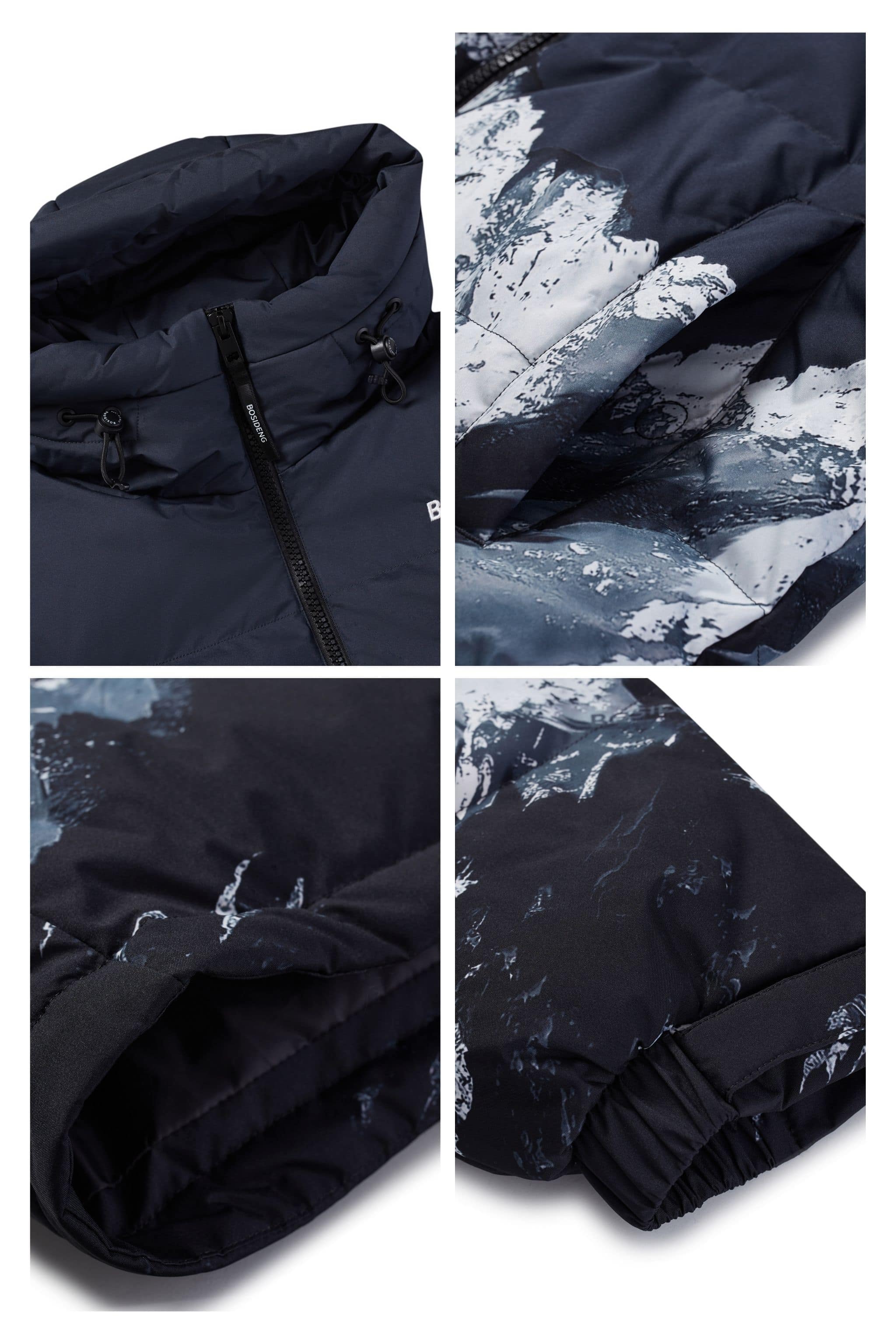 Classic Down Jacket with Hood 3330 — The Classic Down Jacket offers easy wearability with luxurious 700+ fill duck down — view 8; windproof