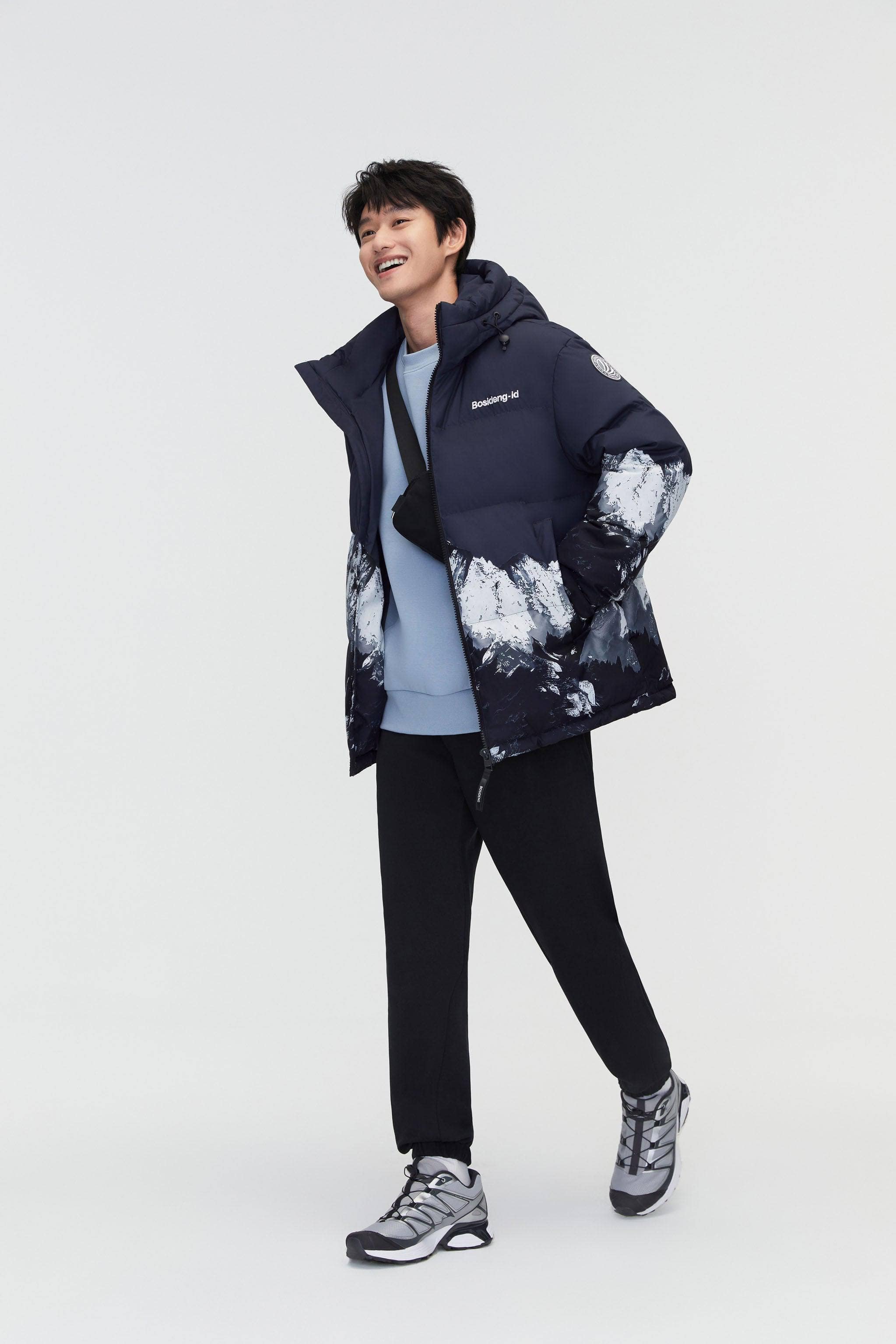 BOSIDENG 2023 Classic Down Jacket with Hood 3330 Jacket