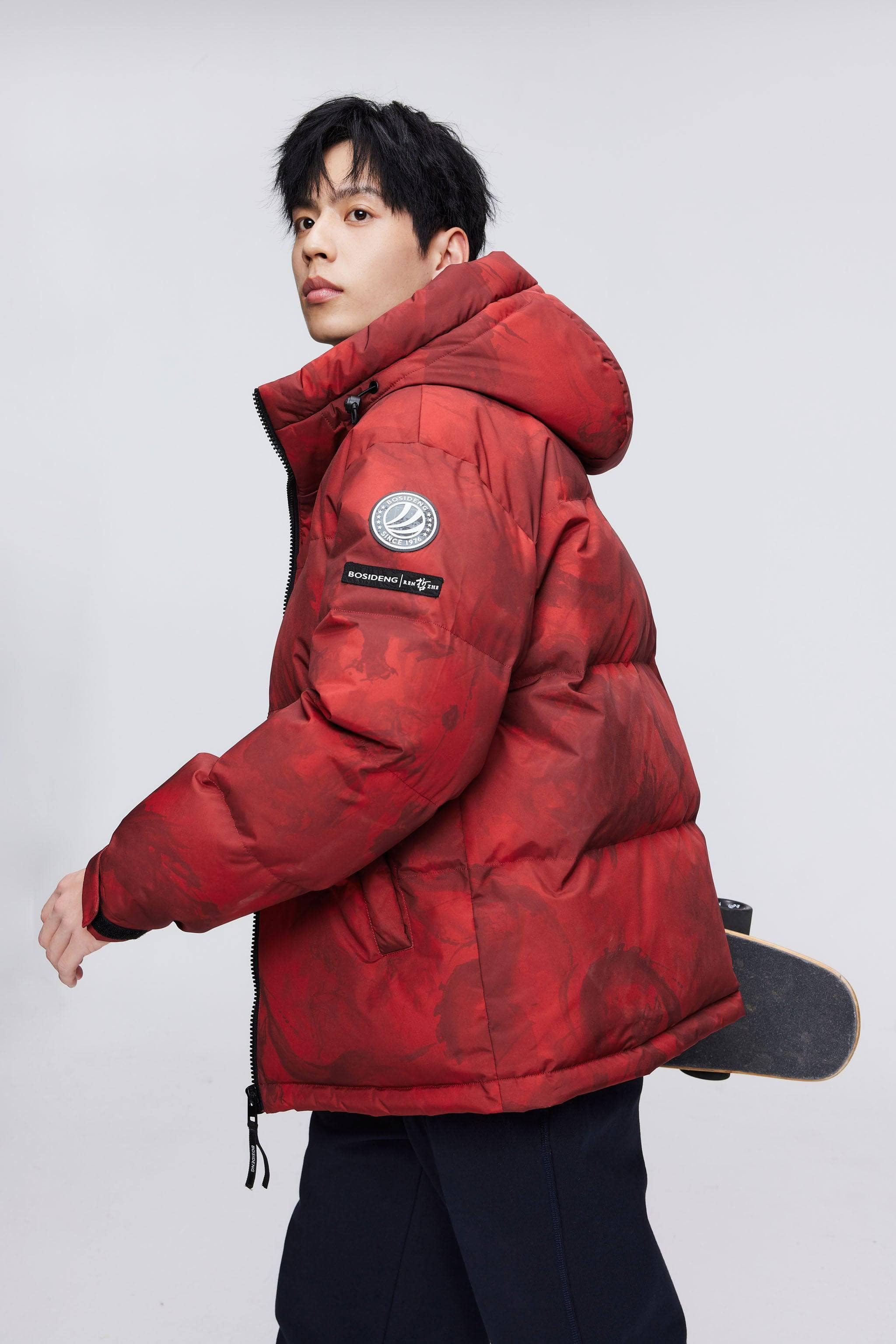 BOSIDENG 2023 Classic Down Jacket with Hood 3330 Jacket