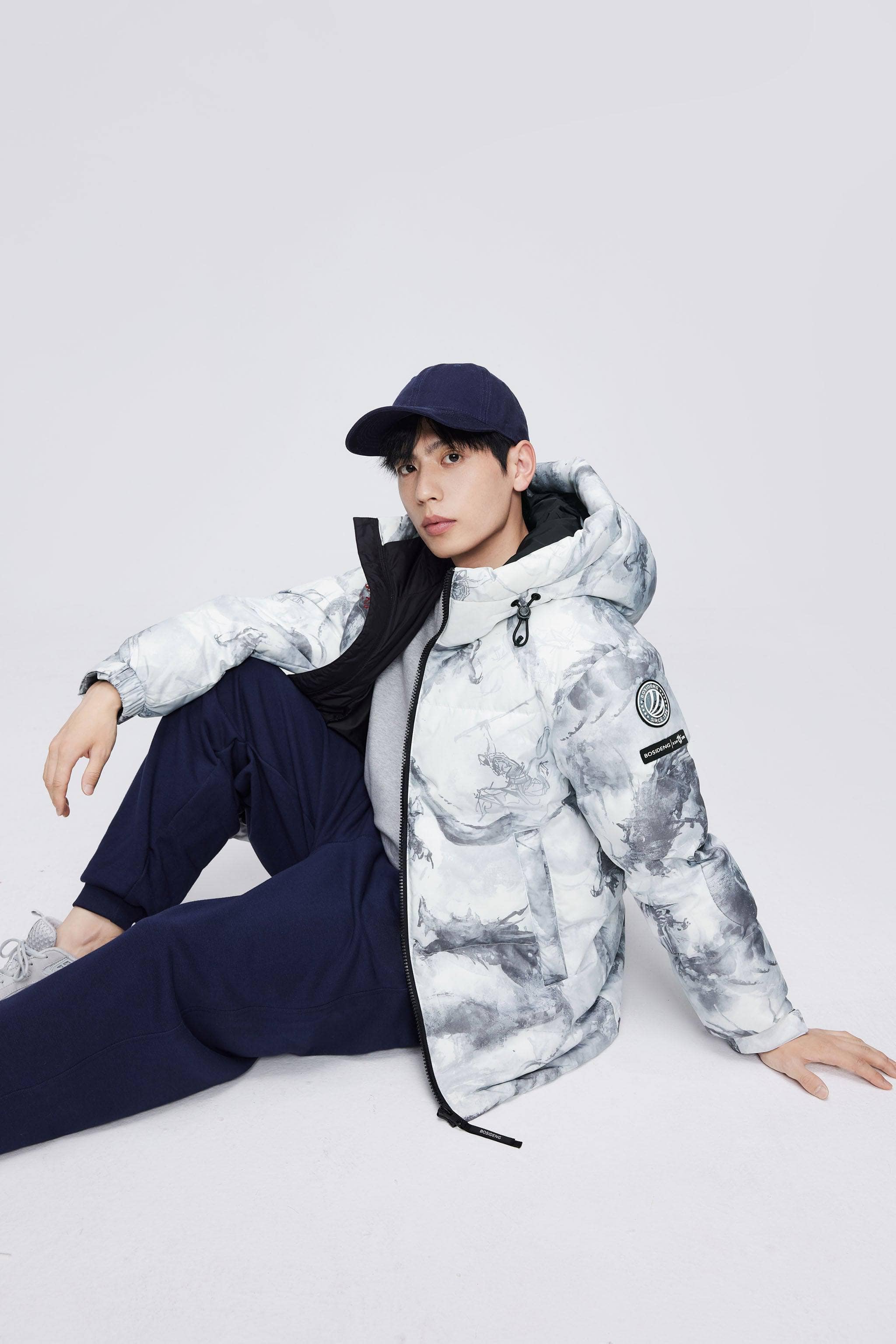 BOSIDENG 2023 Classic Down Jacket with Hood 3330 Jacket