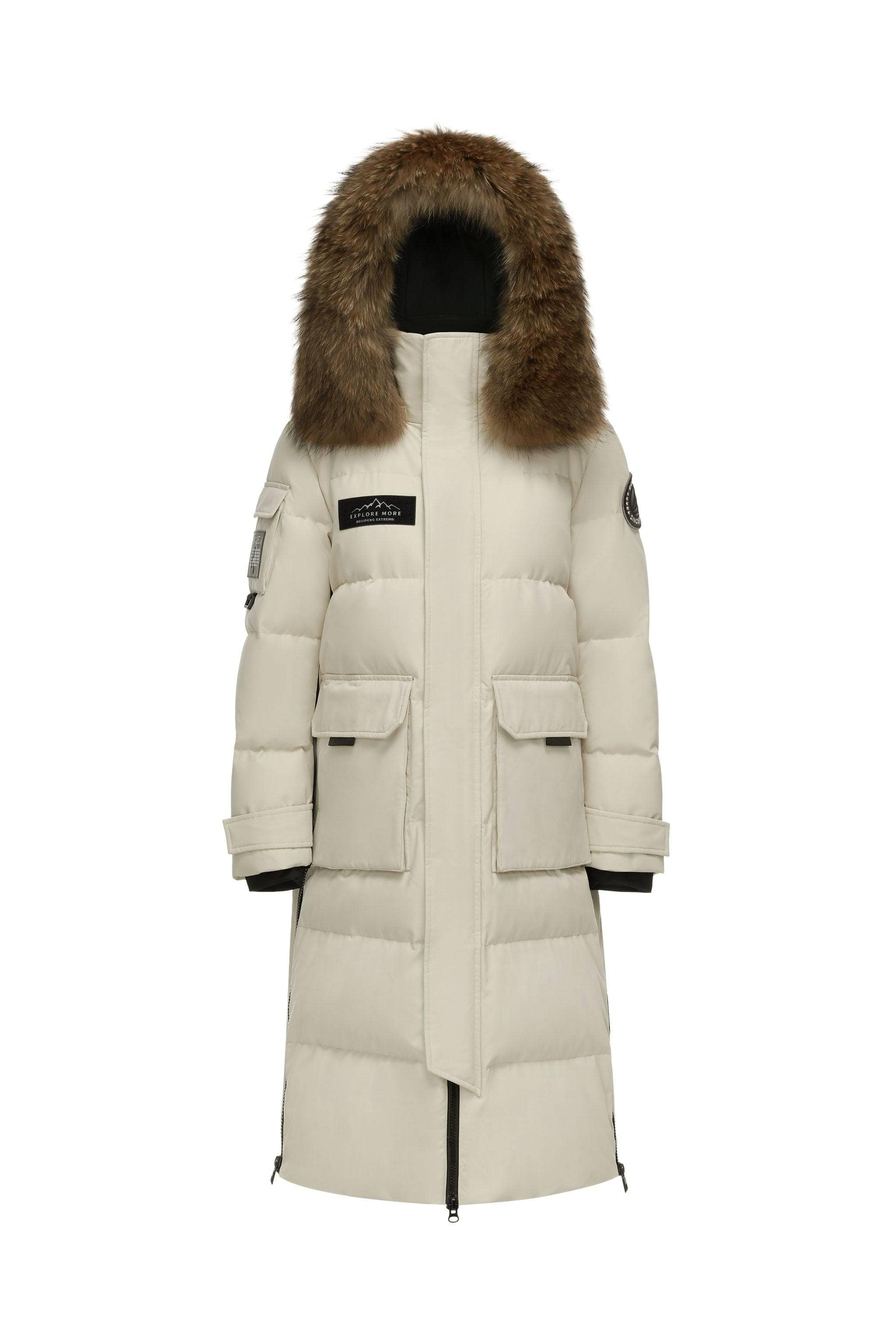 BOSIDENG 2023 Classic Extreme Full Length Goose Down Parka 2300 Jacket