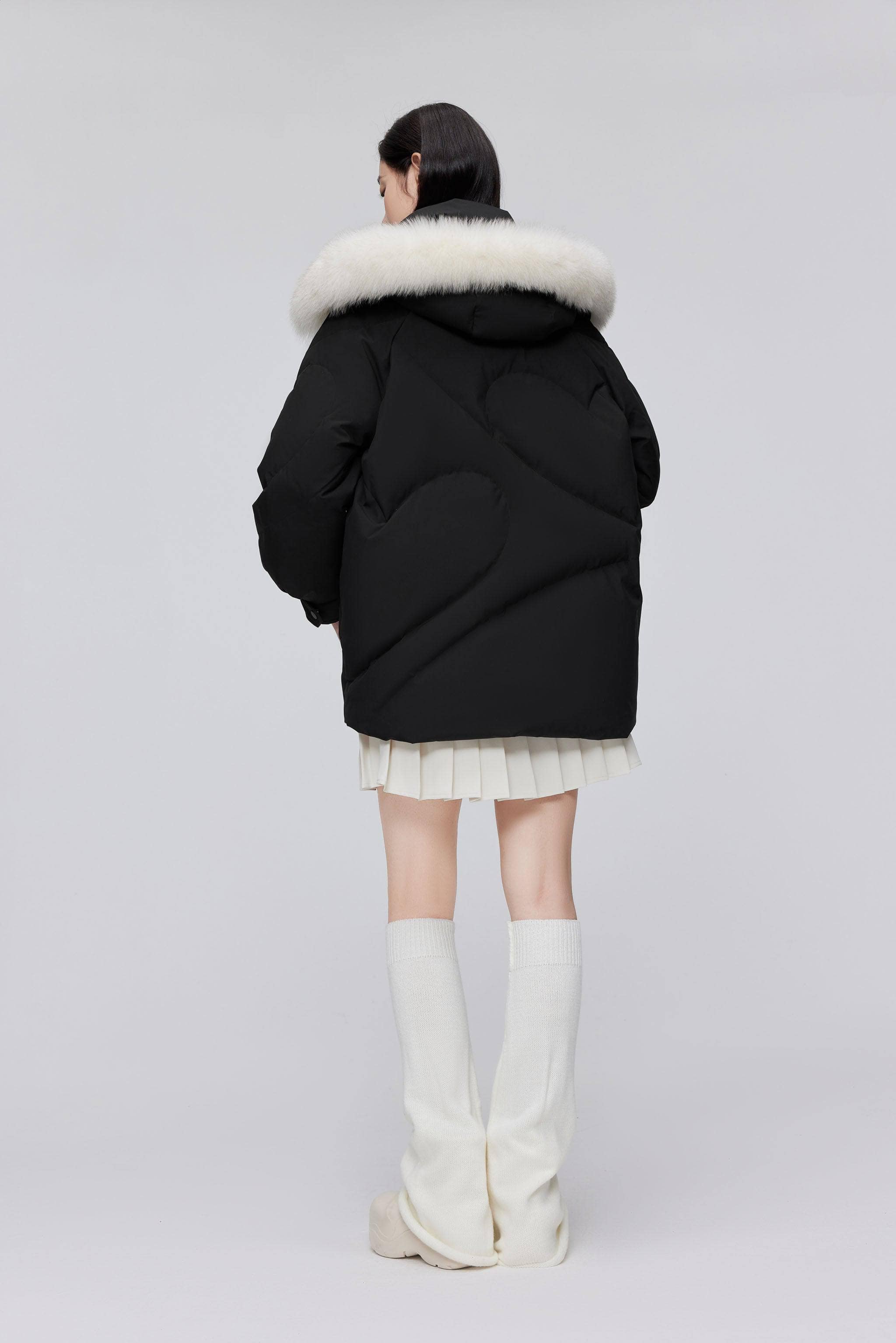 BOSIDENG 2023 Classic Oversized Down Jacket with Fur 5268 Jacket