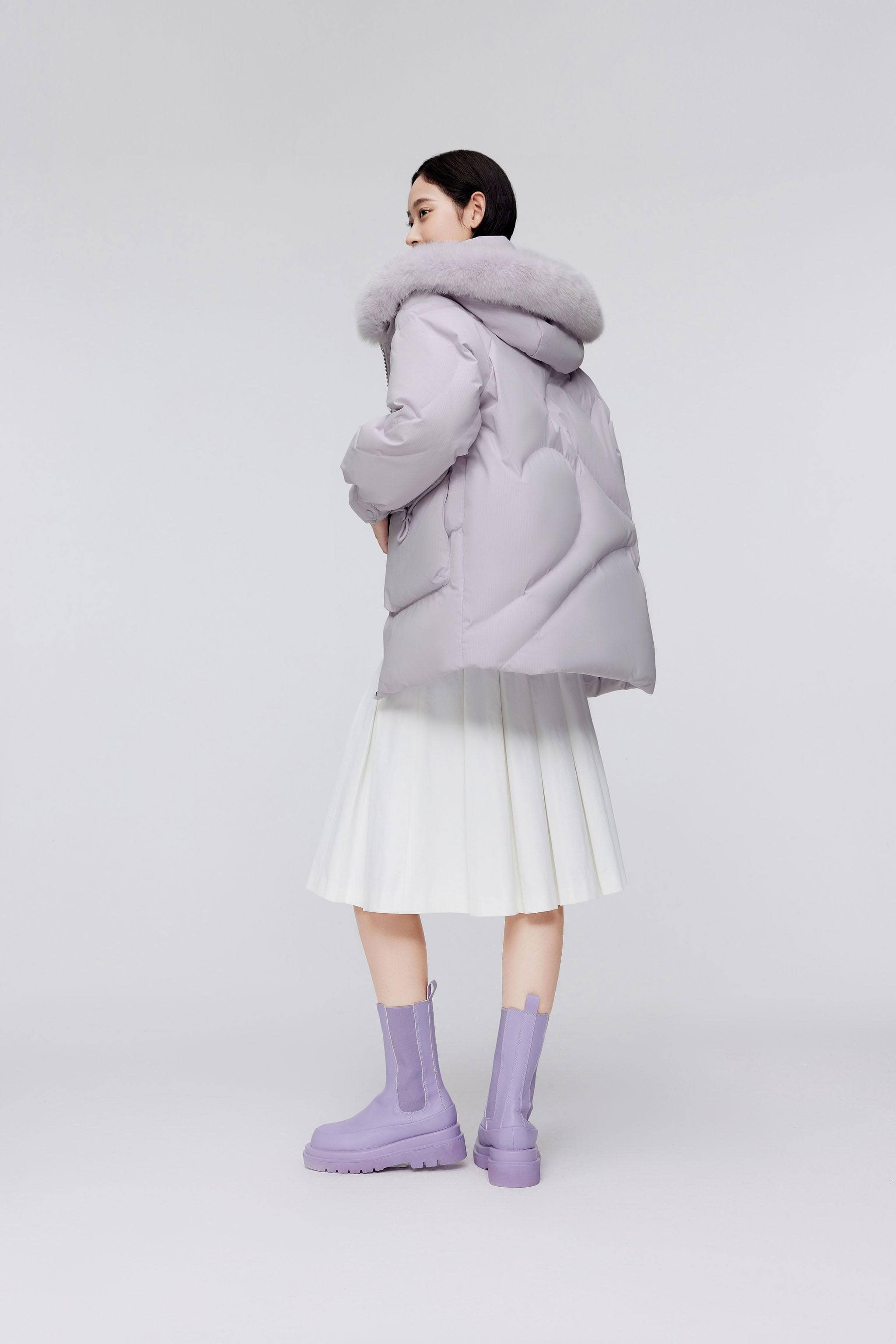 BOSIDENG 2023 Classic Oversized Down Jacket with Fur 5268 Jacket