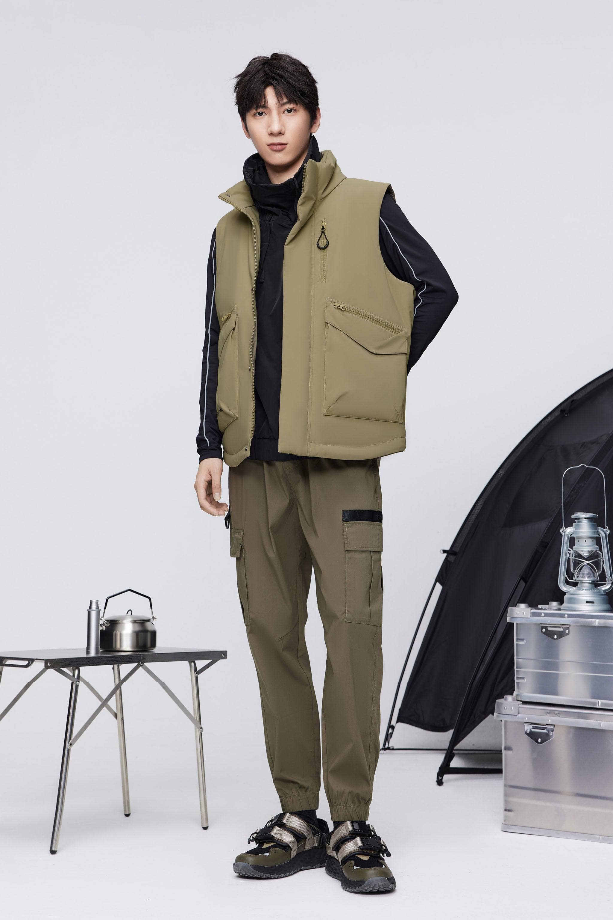 BOSIDENG 2023 Classic Standing Collar Down Gilet 5270 Gilet