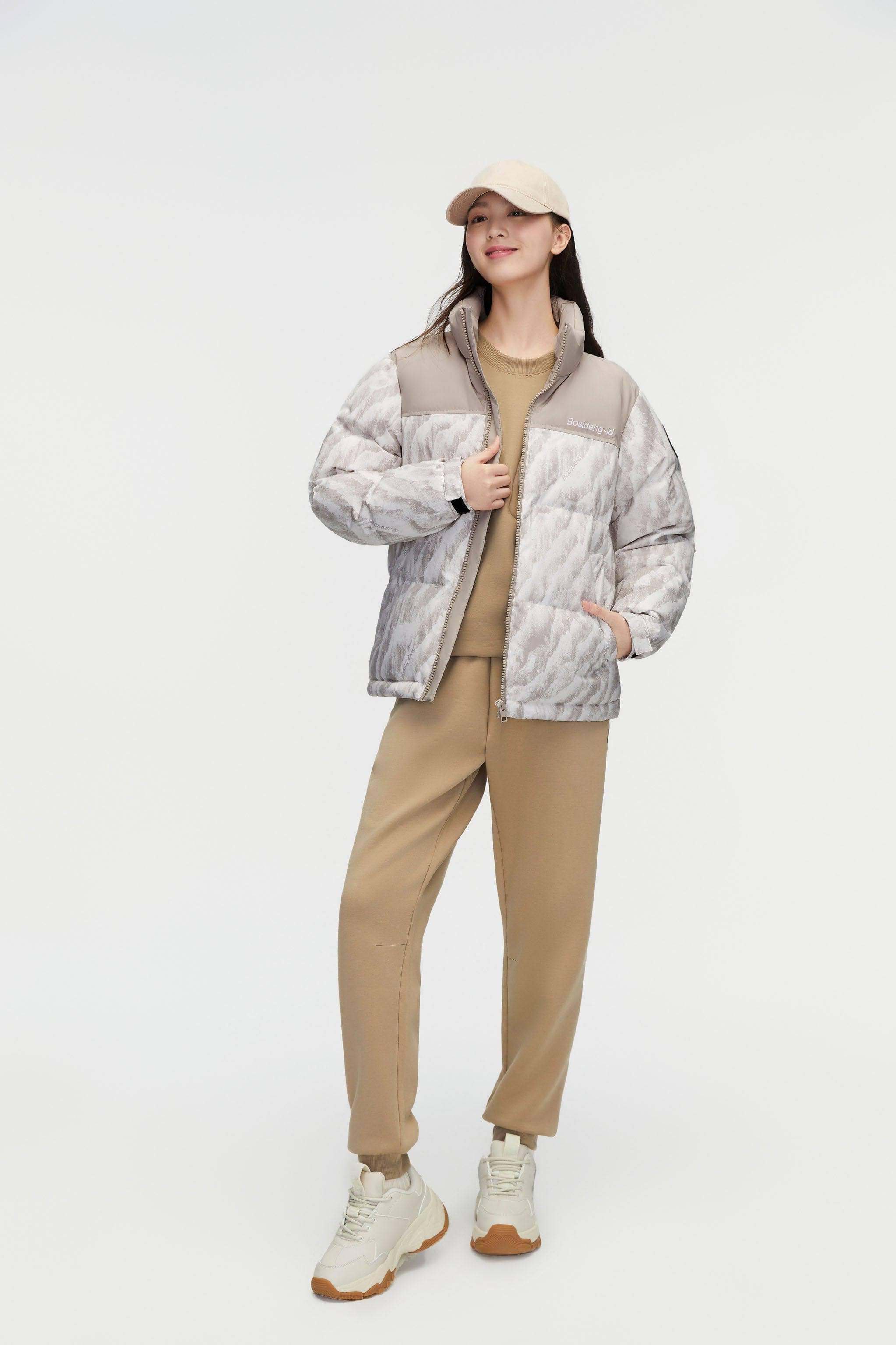 BOSIDENG 2023 Classic Standing Collar Down Jacket 3380 Jacket