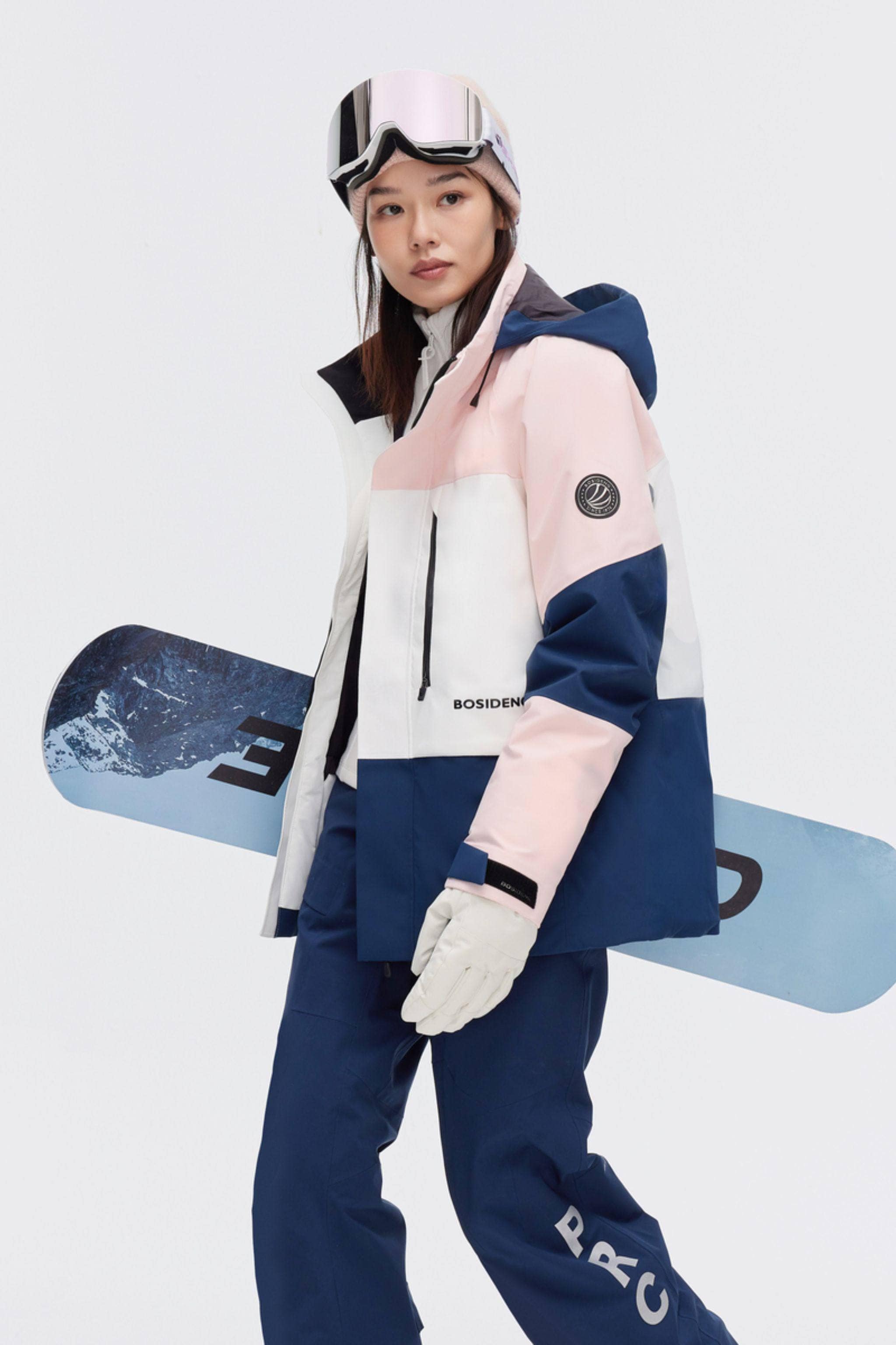BOSIDENG 2023 Colourblock Goose Down Ski Jacket Jacket
