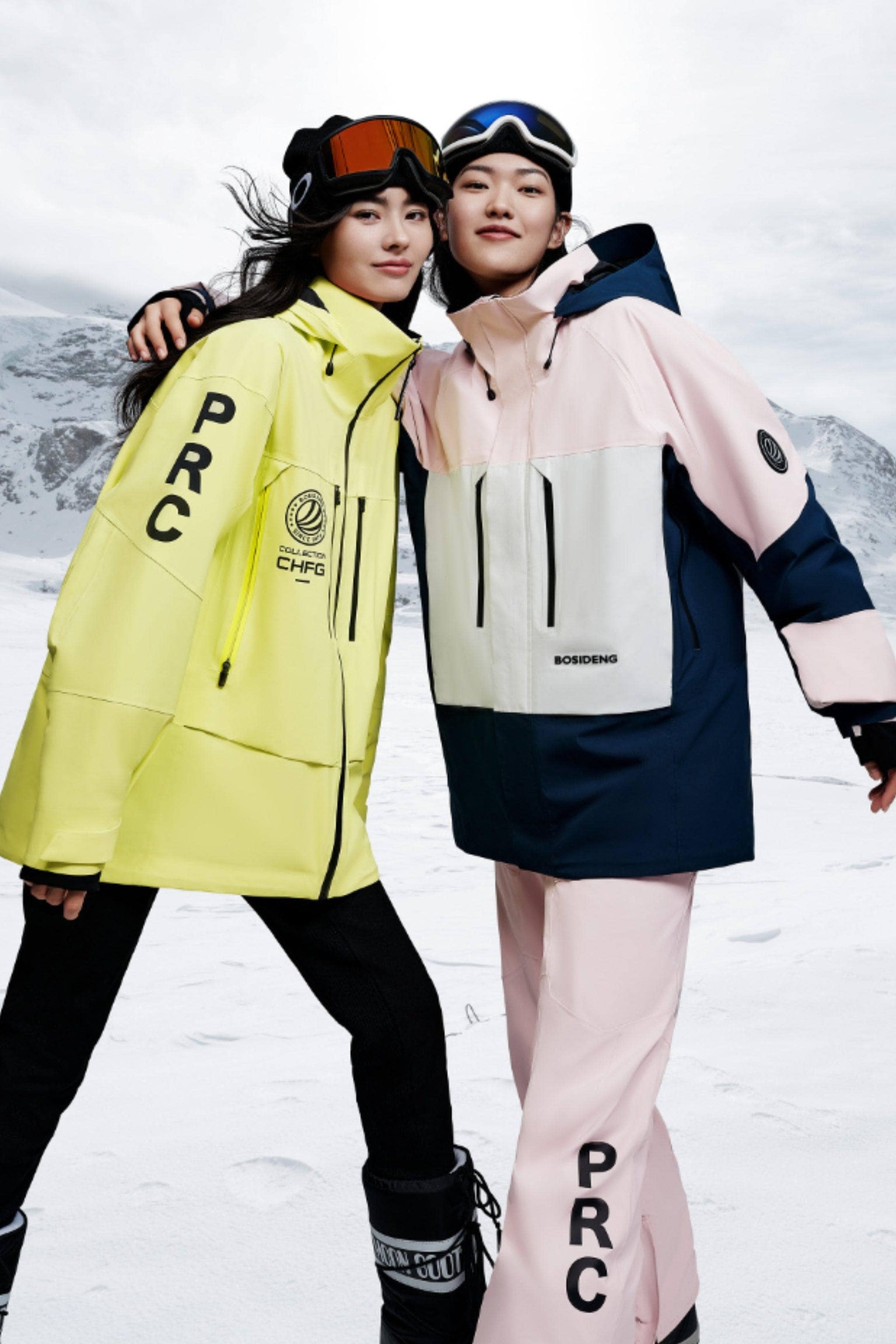 BOSIDENG 2023 Colourblock Goose Down Ski Jacket Jacket