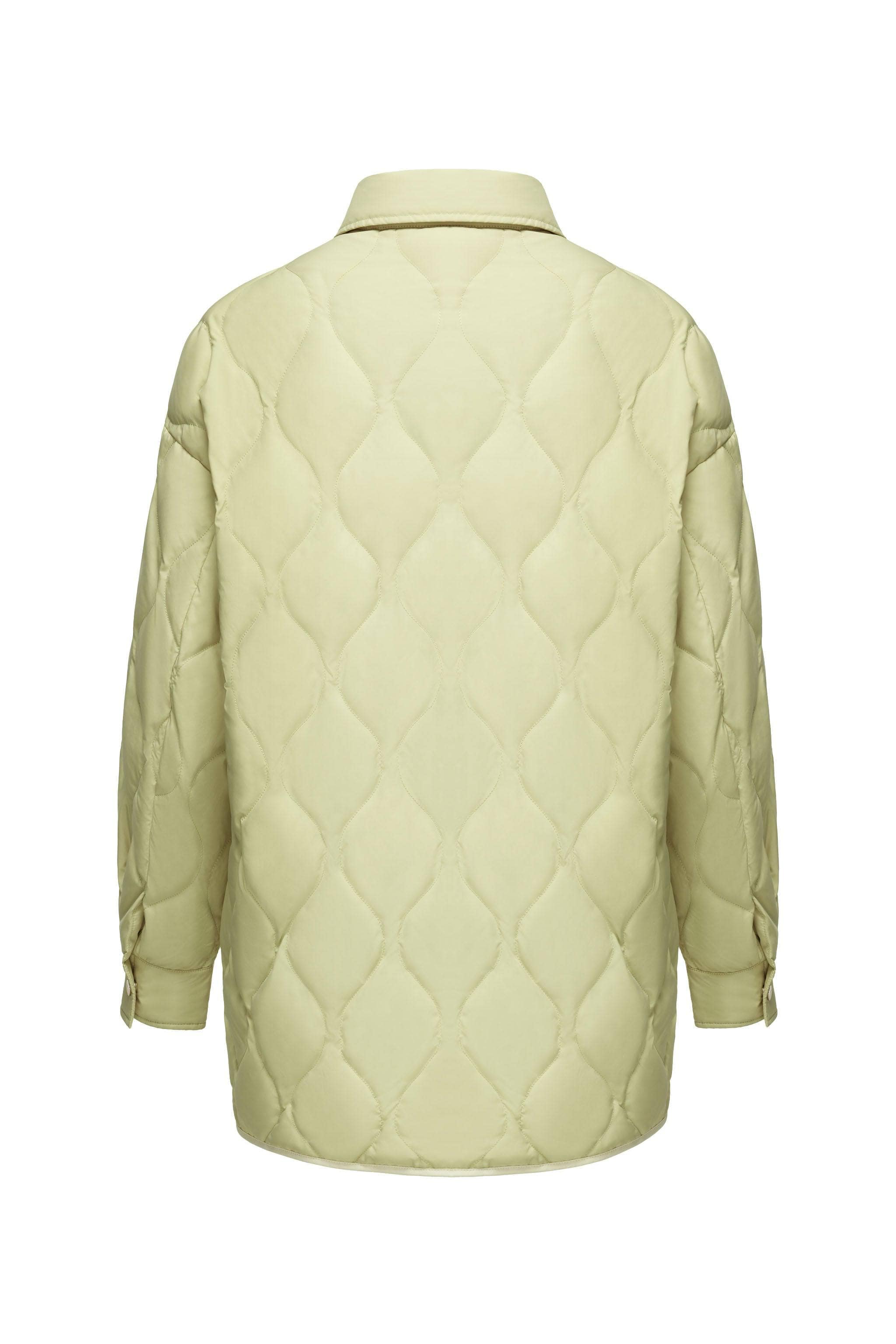 BOSIDENG 2023 Diamond Quilted Down Shacket Jacket