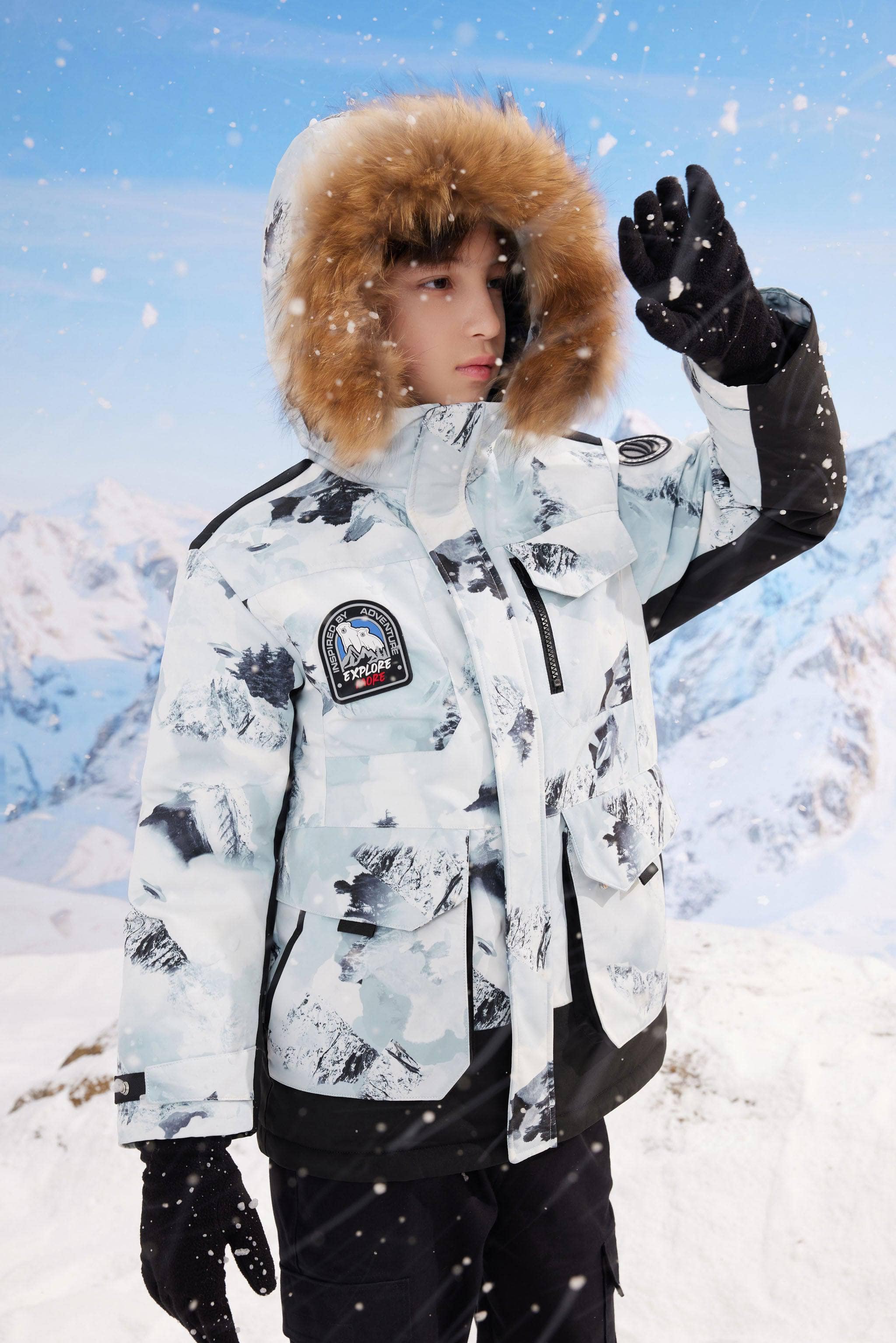 BOSIDENG 2023 Extreme Collection Kids Down Parka 2150