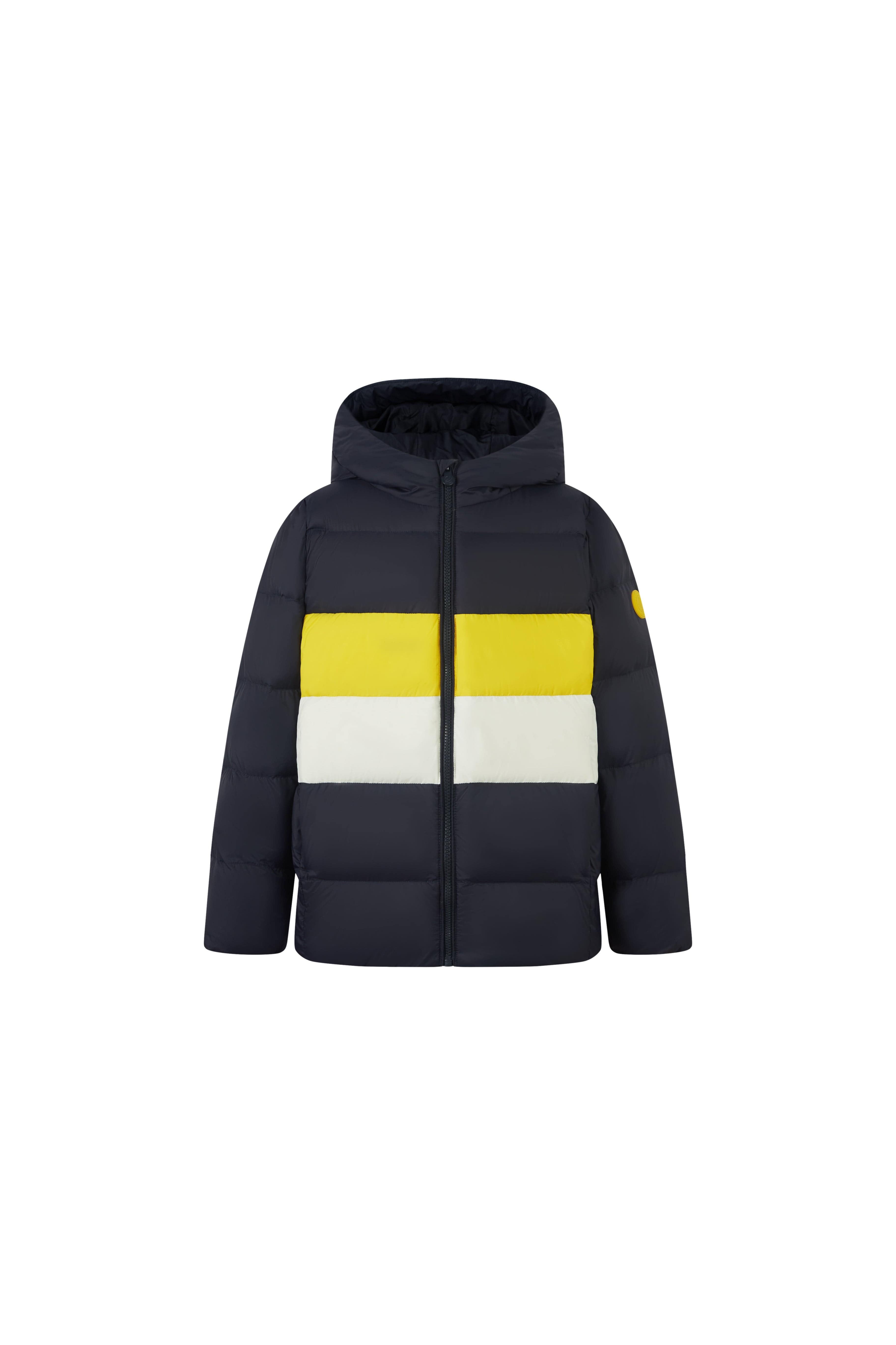 Kid's Down Jacket With Hood — Effortless storage and portability with on-the-go convenience — view 16; water-resistant