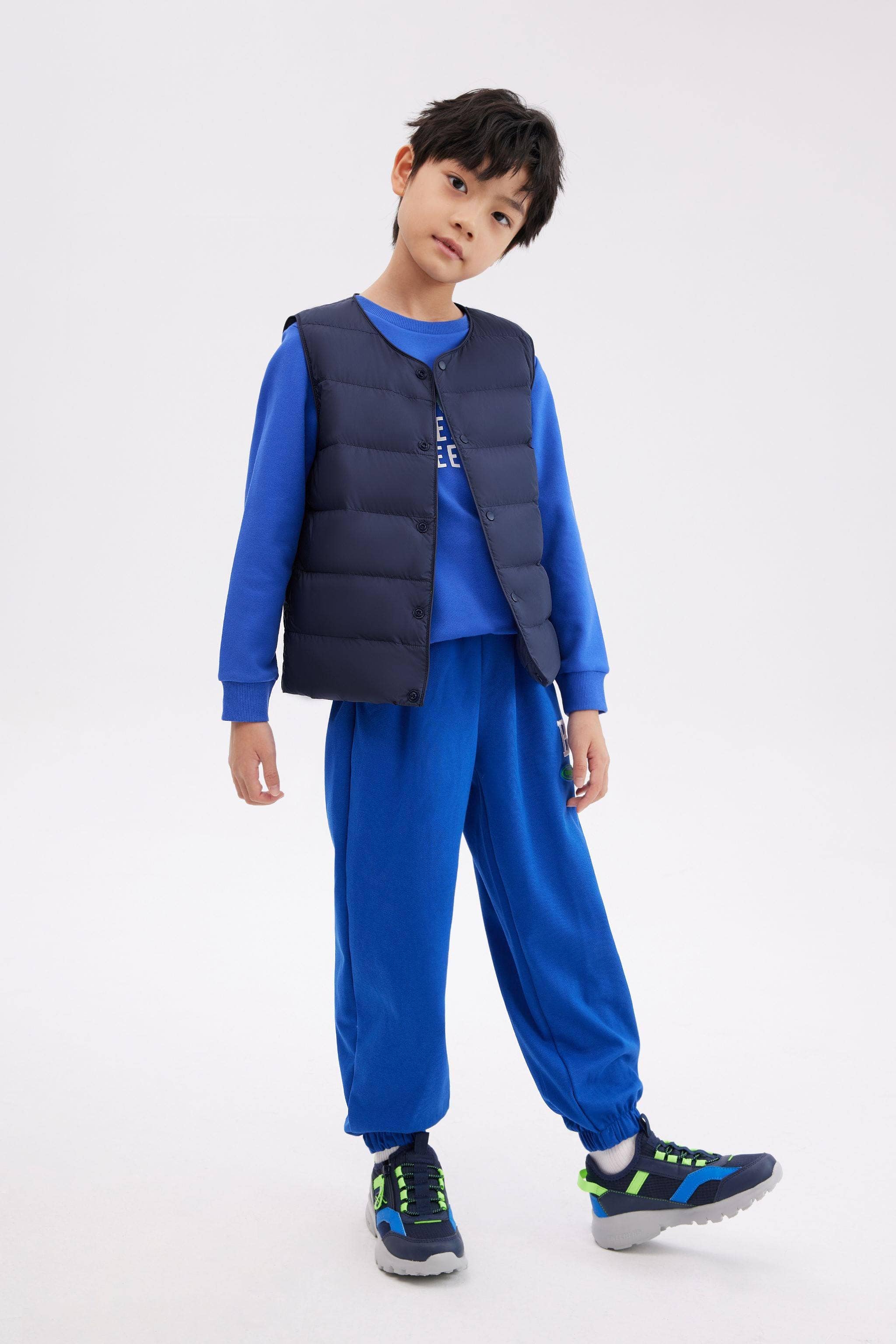 Kid's Ultra-light Down Gilet — Experience ultimate comfort and warmth with our lightweight soft-touch fabric — view 4; water-resistant