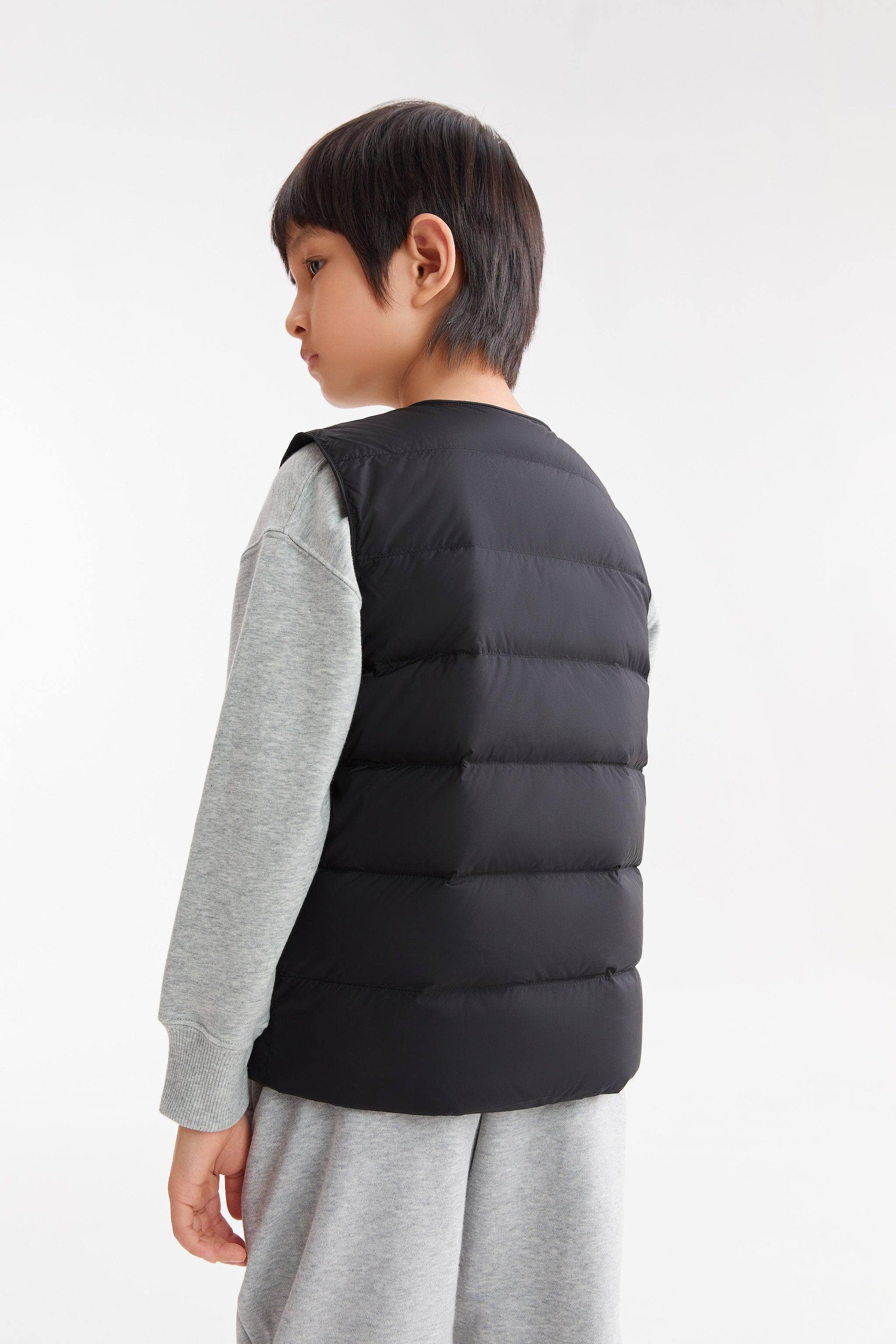Kid's Ultra-light Down Gilet — Experience ultimate comfort and warmth with our lightweight soft-touch fabric — view 10; water-resistant