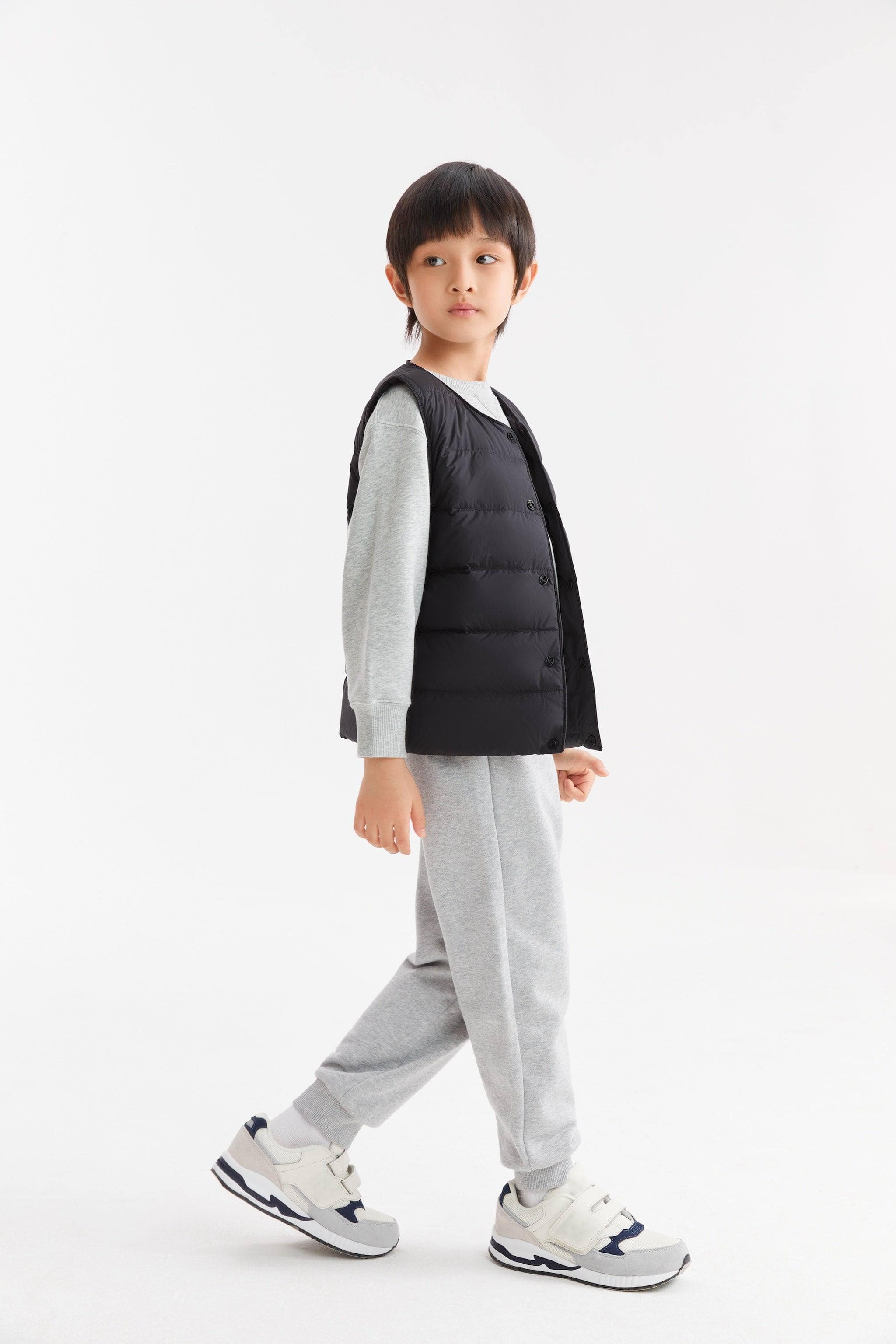 Kid's Ultra-light Down Gilet — Experience ultimate comfort and warmth with our lightweight soft-touch fabric — view 9; water-resistant