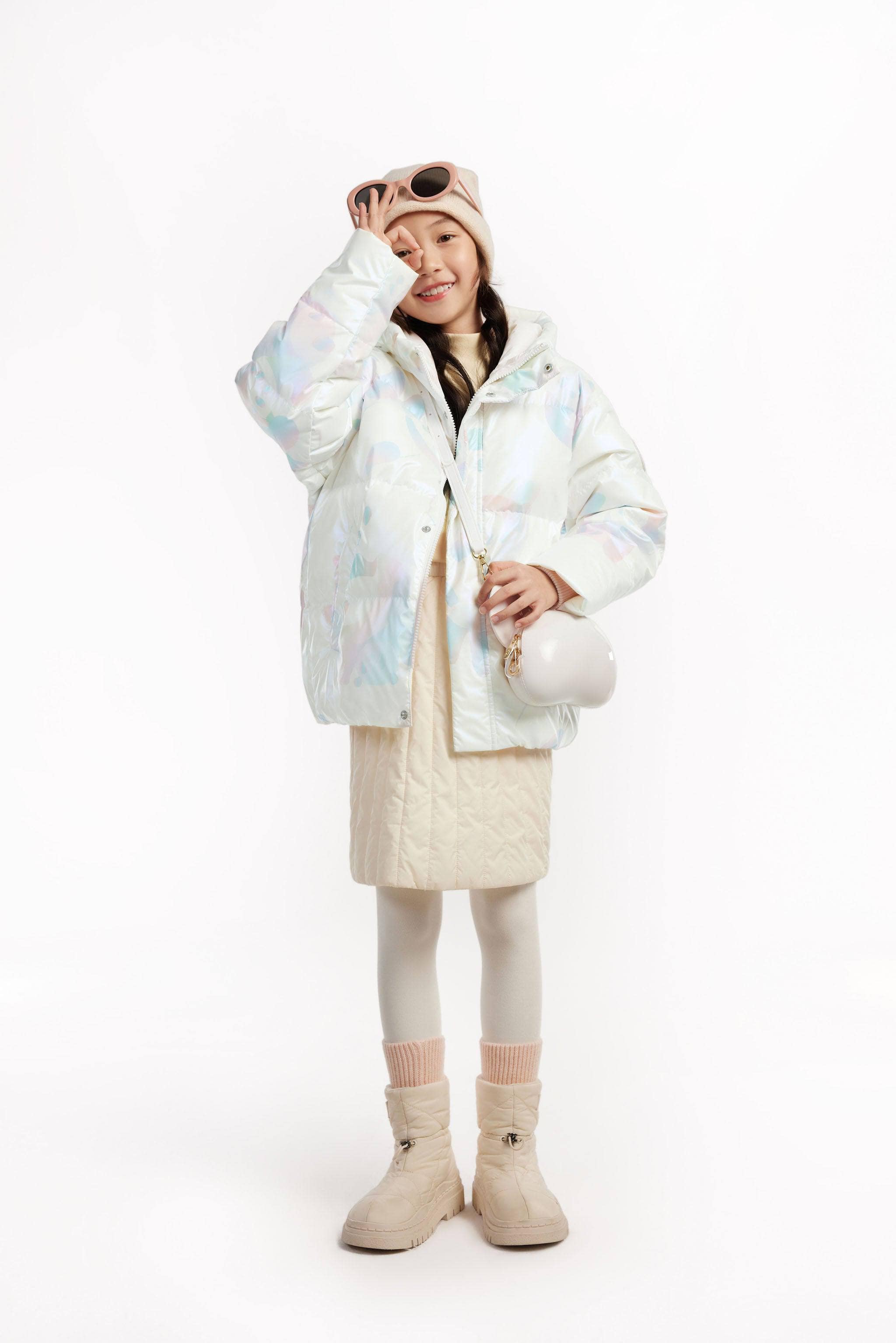 BOSIDENG 2023 Kids Panda Down Jacket