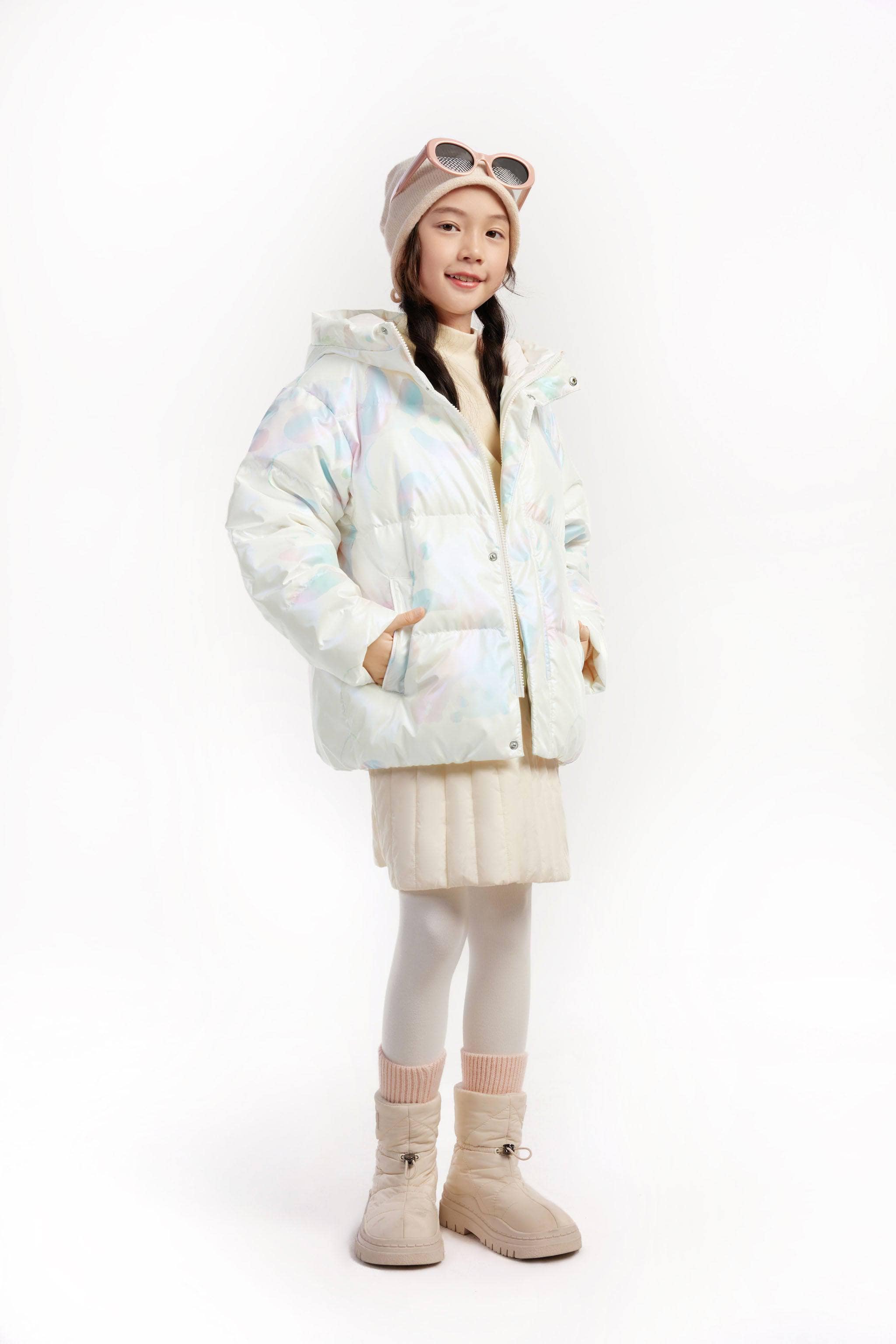 BOSIDENG 2023 Kids Panda Down Jacket