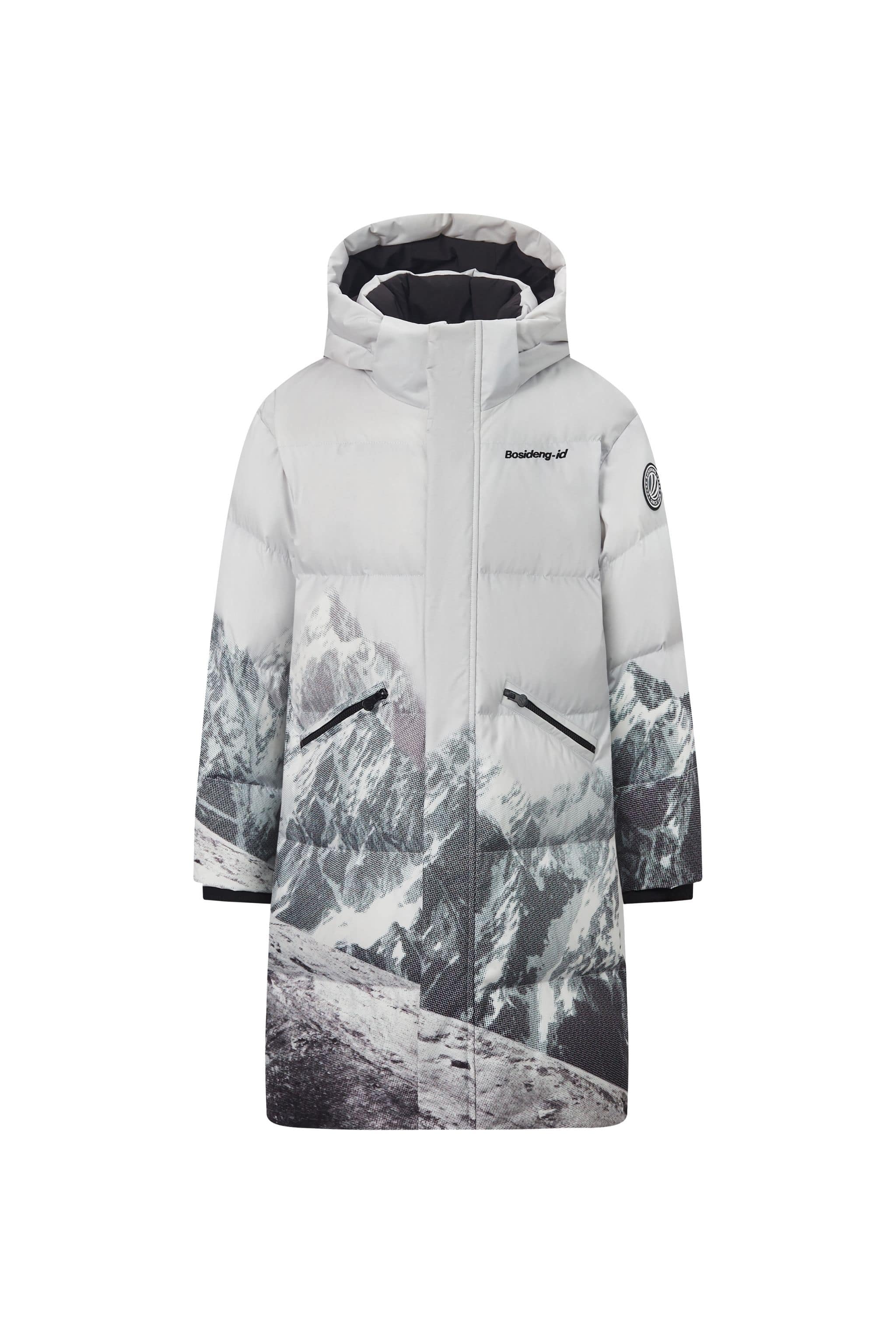 Kids Snow Mountain Down Parka with Hood — Parka offers ultimate comfort and warmth — view 6; water-resistant
