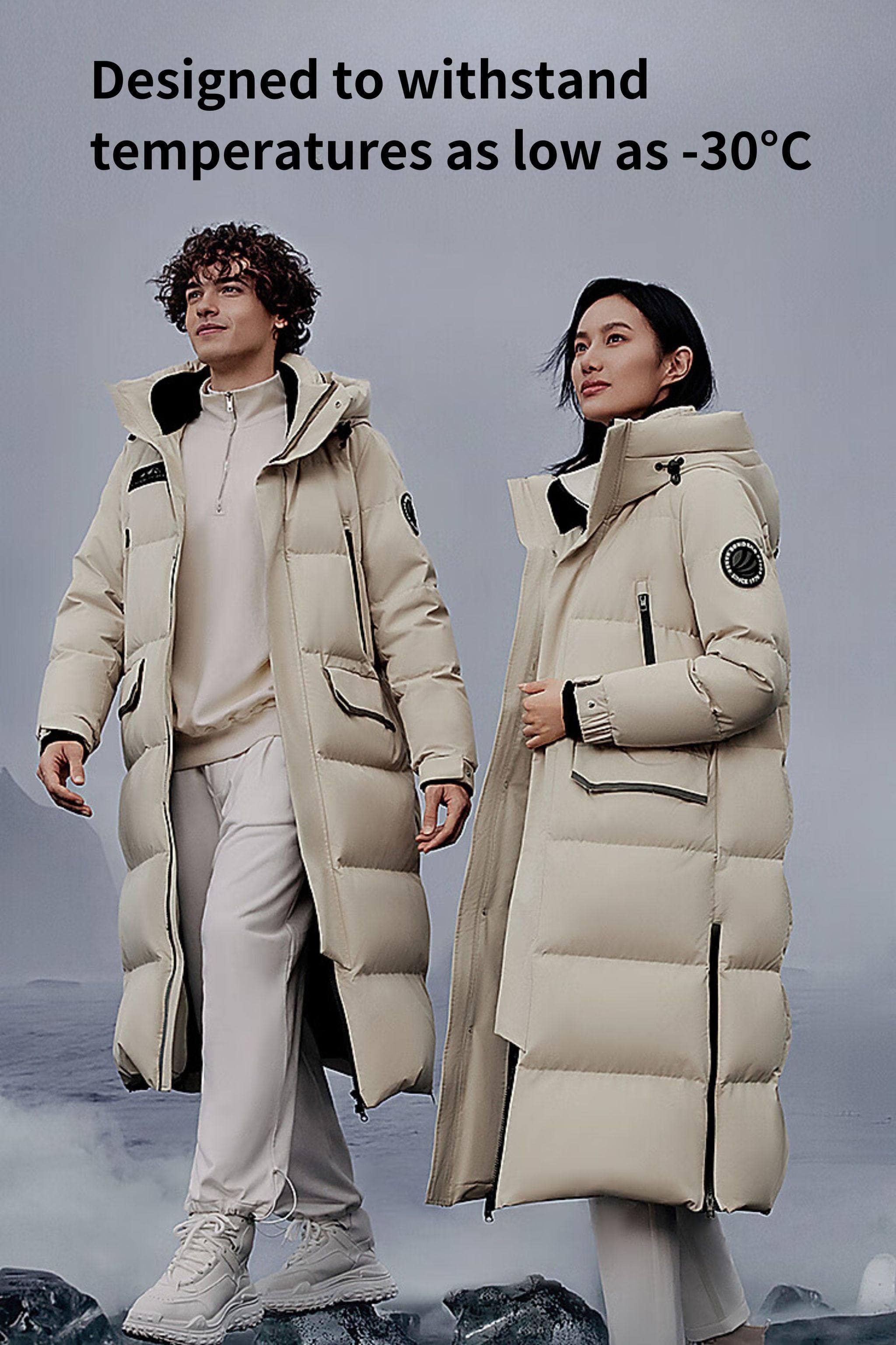 BOSIDENG 2023 Light Extreme Nuetral Long Parka Jacket