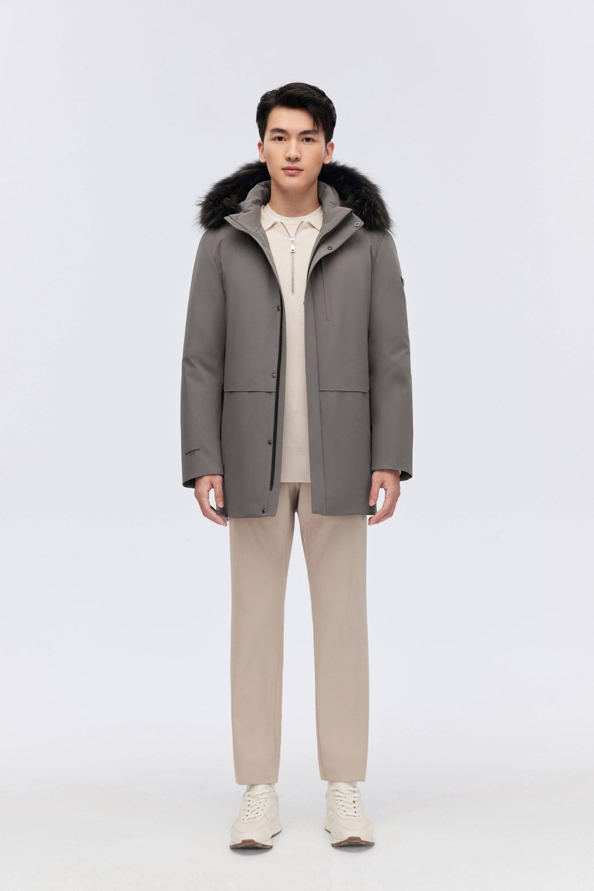 BOSIDENG 2023 Men's Classic Business Goose Down Jacket 4159