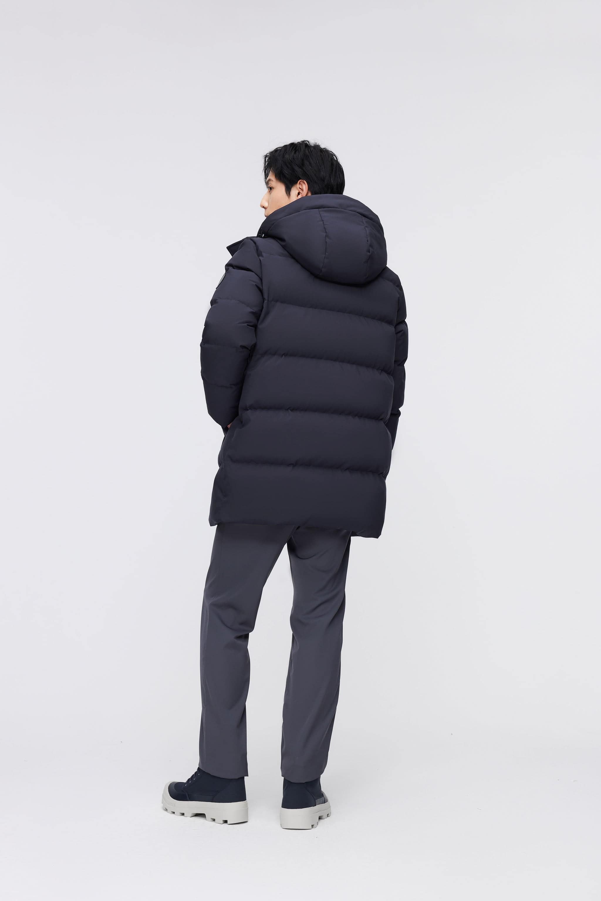 BOSIDENG 2023 Men's Classic Casual Down Parka 5105