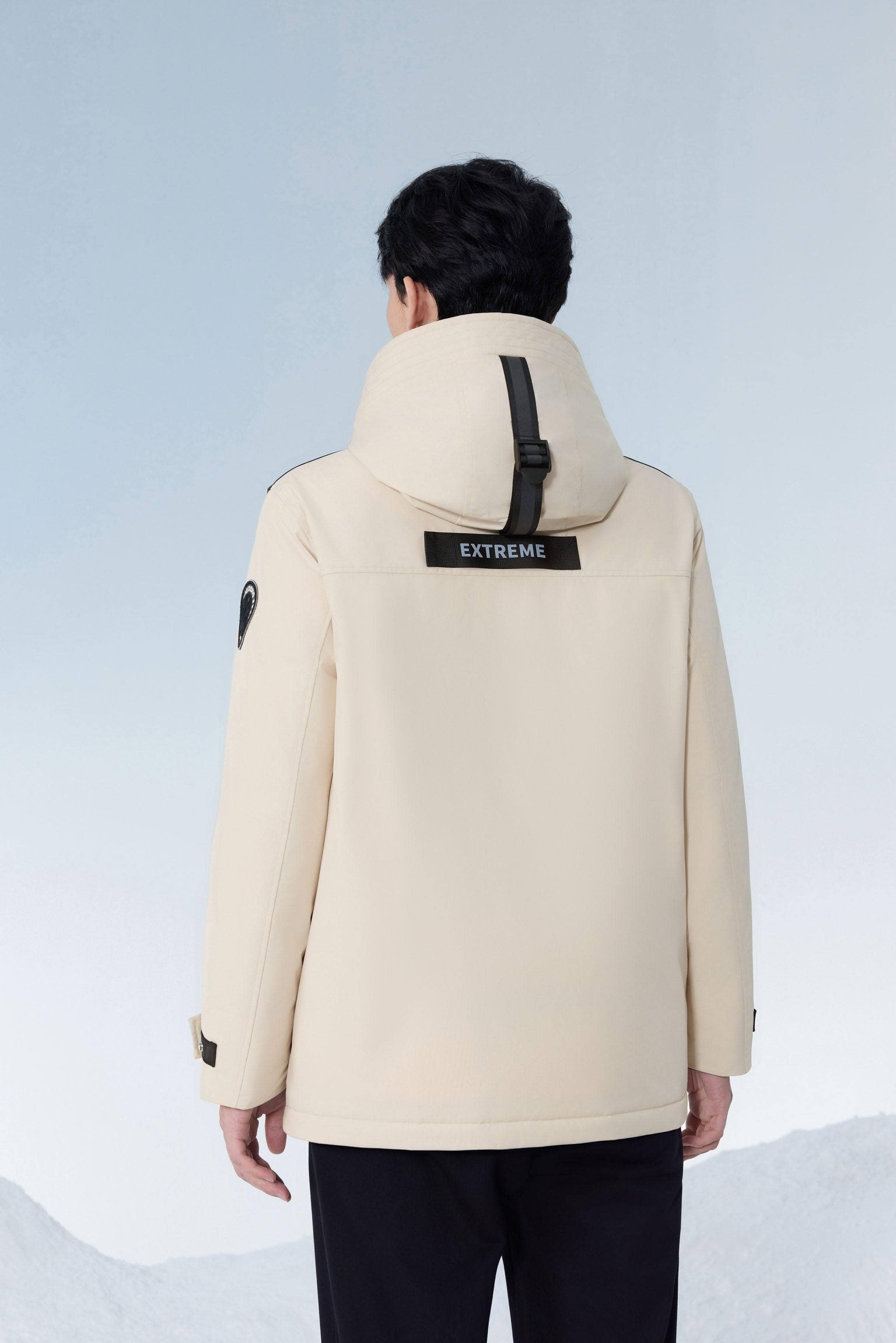 Short Goose Down Jacket With Hood — Stay warm in the harshest conditions with the Extreme Goose Down Jacket — view 15; windproof