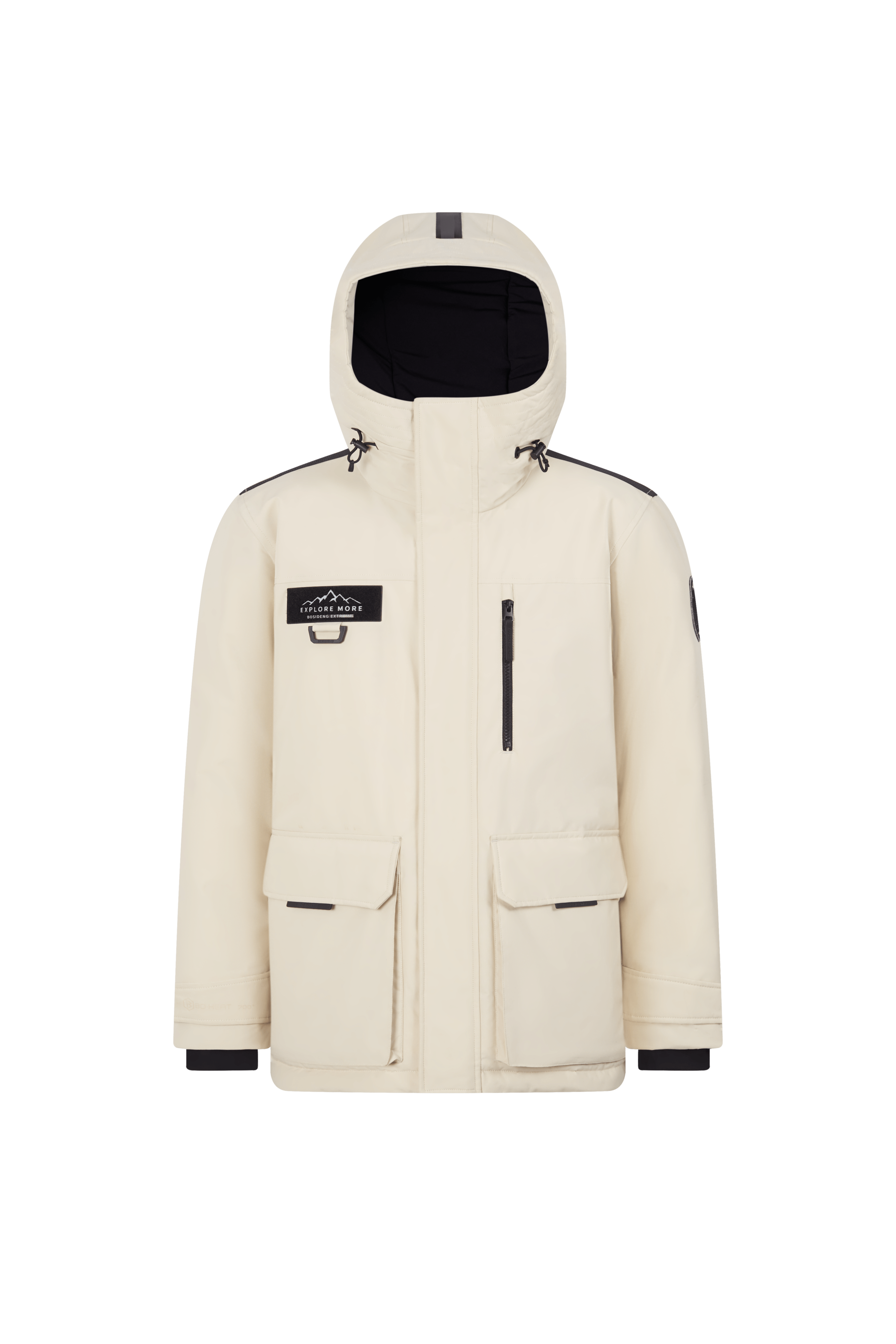 Short Goose Down Jacket With Hood — Stay warm in the harshest conditions with the Extreme Goose Down Jacket — view 16; windproof