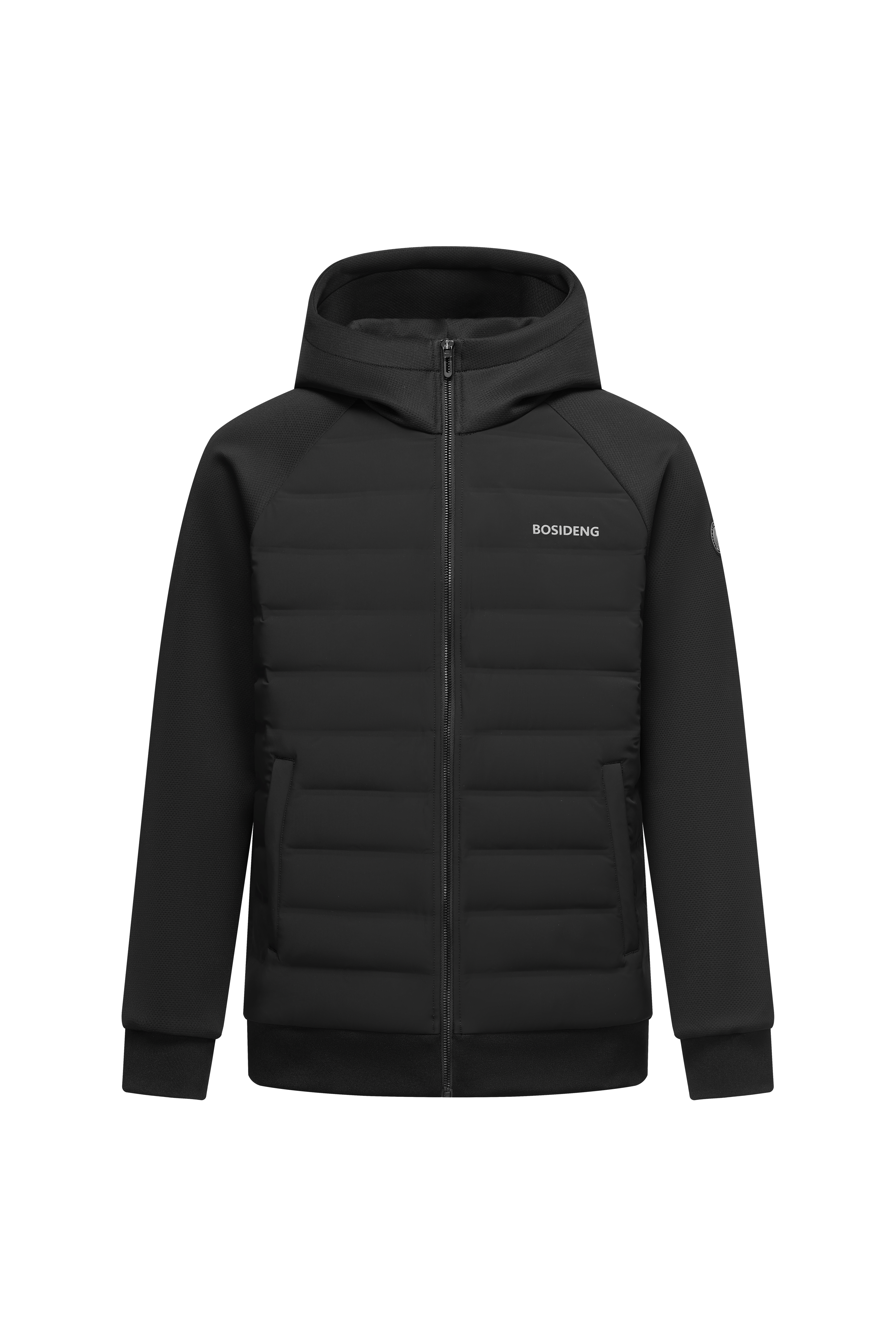 Men's Goose Down Short Hoodie — Experience superior warmth and comfort with our high-grade thermal fabric featuring — view 7