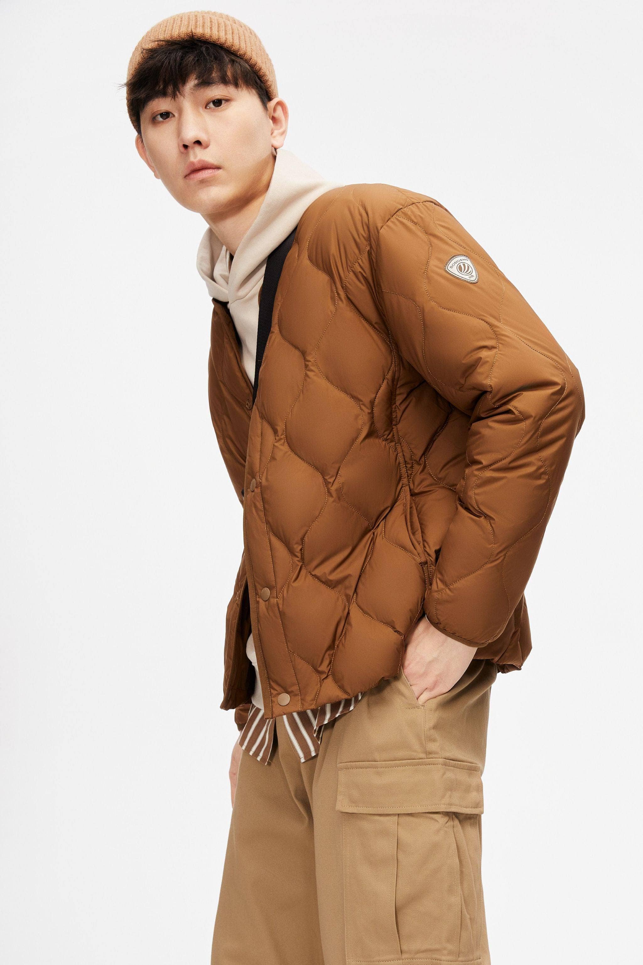 BOSIDENG 2023 Men's Quilted Lightweight Down Jacket Jacket