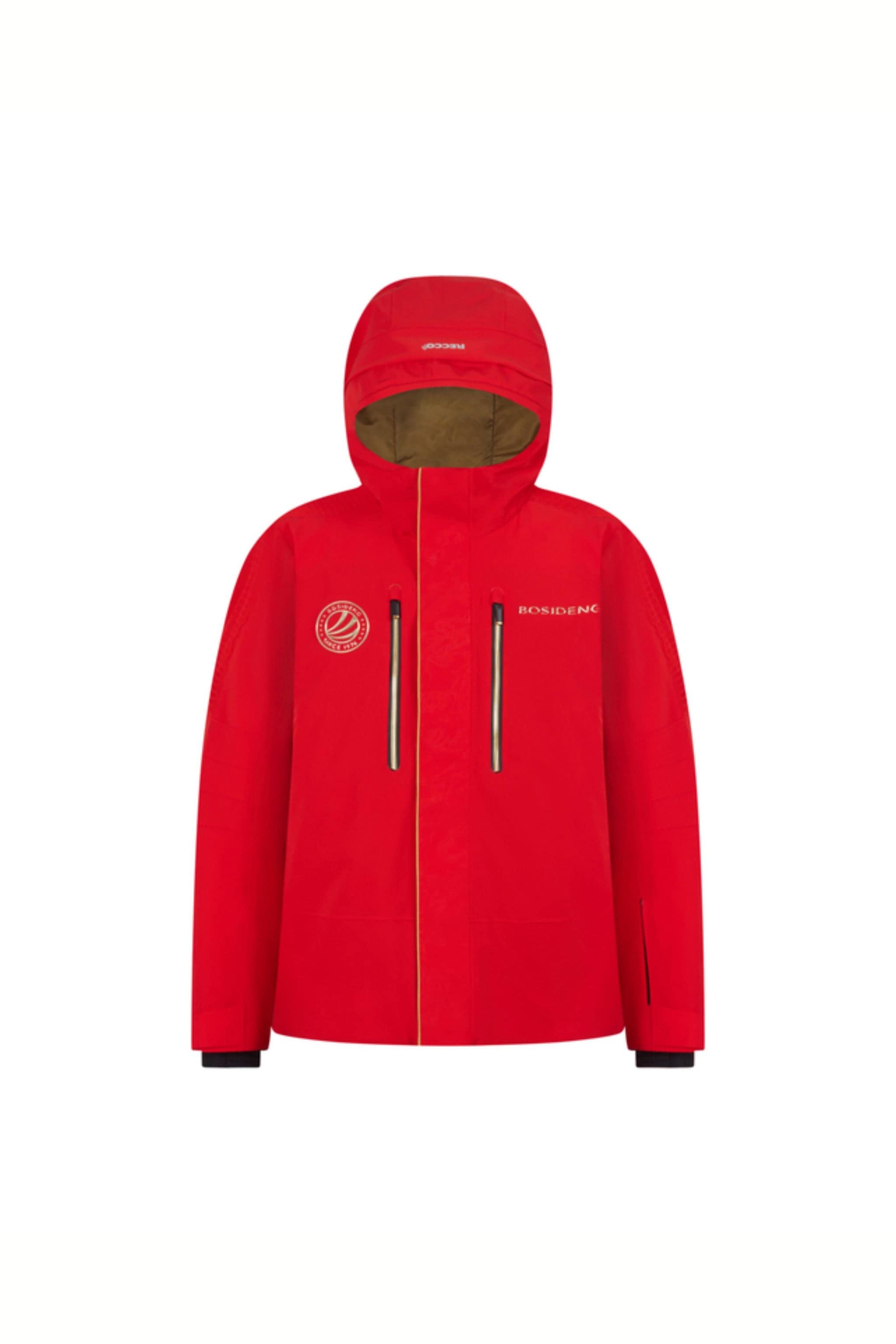 BOSIDENG 2023 Premium Goose Down Dragon Ski Jacket Ruby / XS