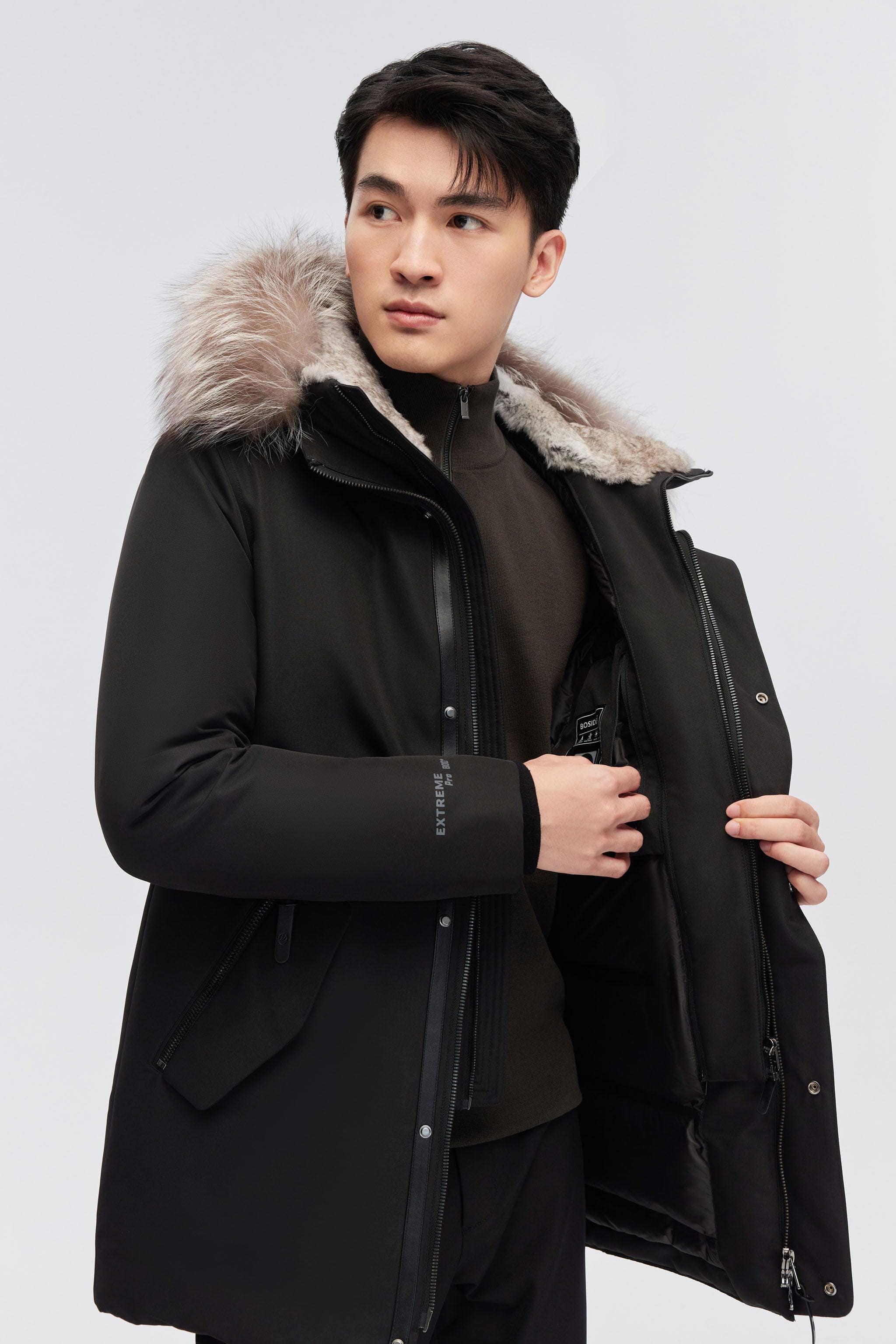 BOSIDENG 2023 Men's Premium Extreme Goose Down Jacket 2381 Jacket S / Black