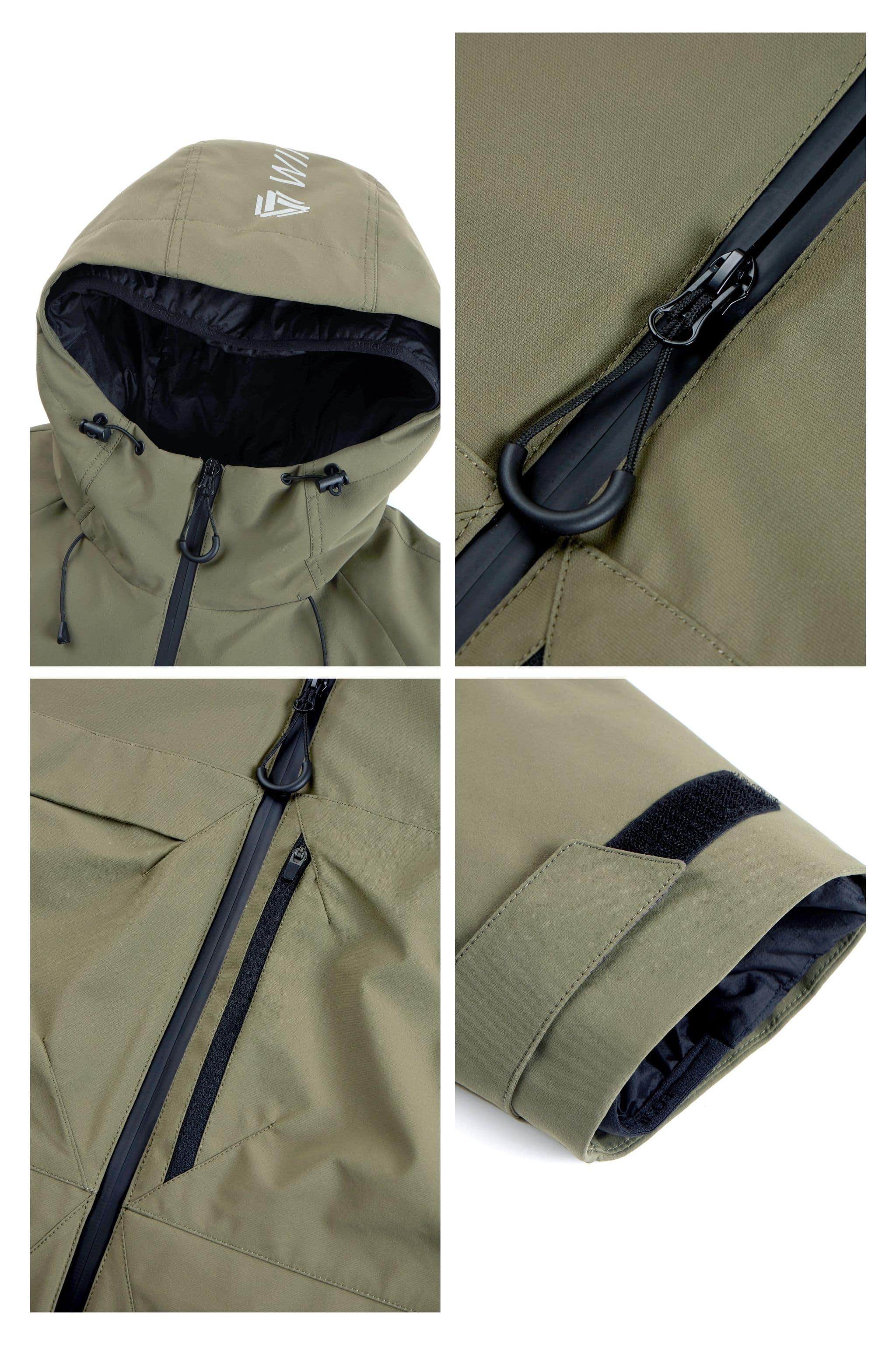 Tactical Outdoor Down Windbreaker — Designed for everyone with a unisex, versatile style — view 4; waterproof, windproof