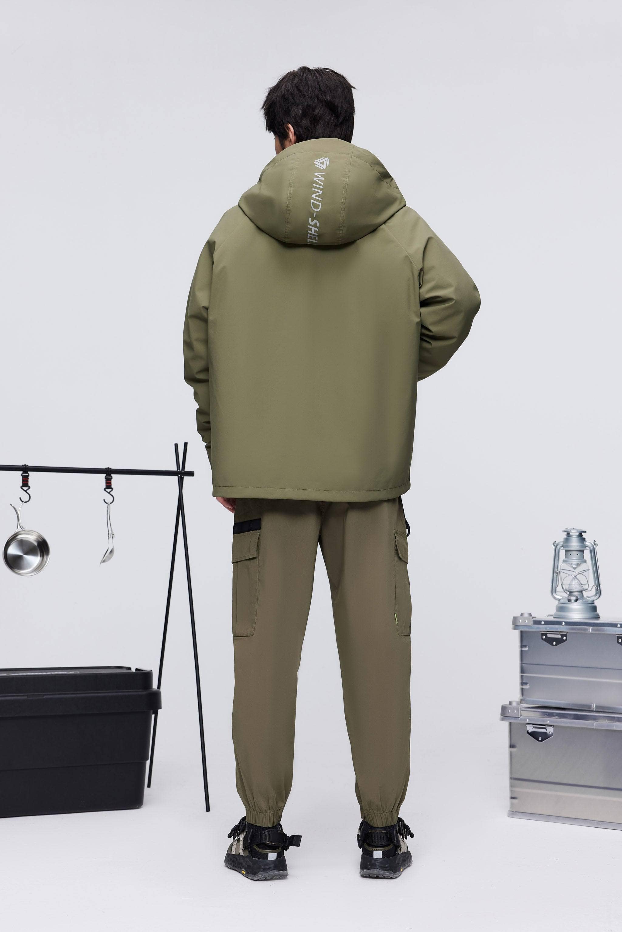 BOSIDENG 2023 Tactical Outdoor Down Windbreaker Jacket