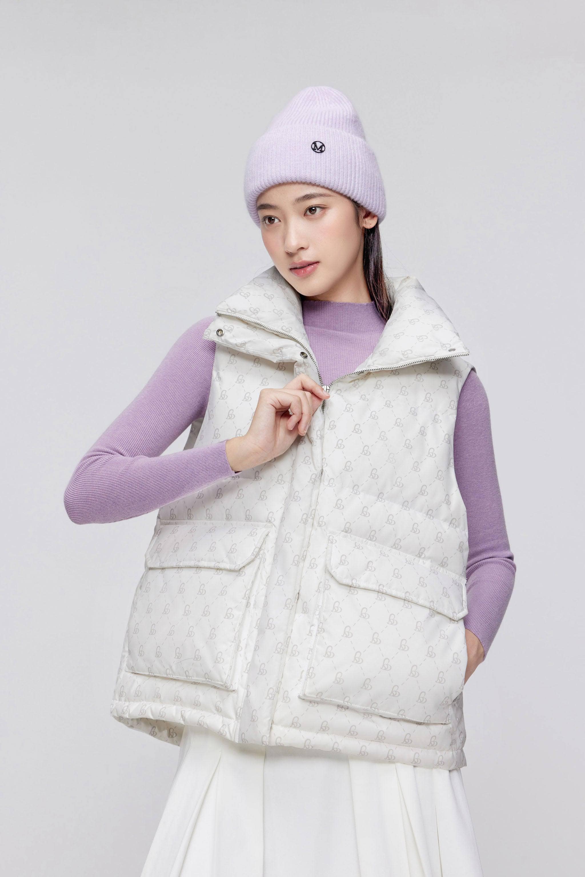 BOSIDENG 2023 Unisex Classic Oversized Down Gilet 5260 Gilet