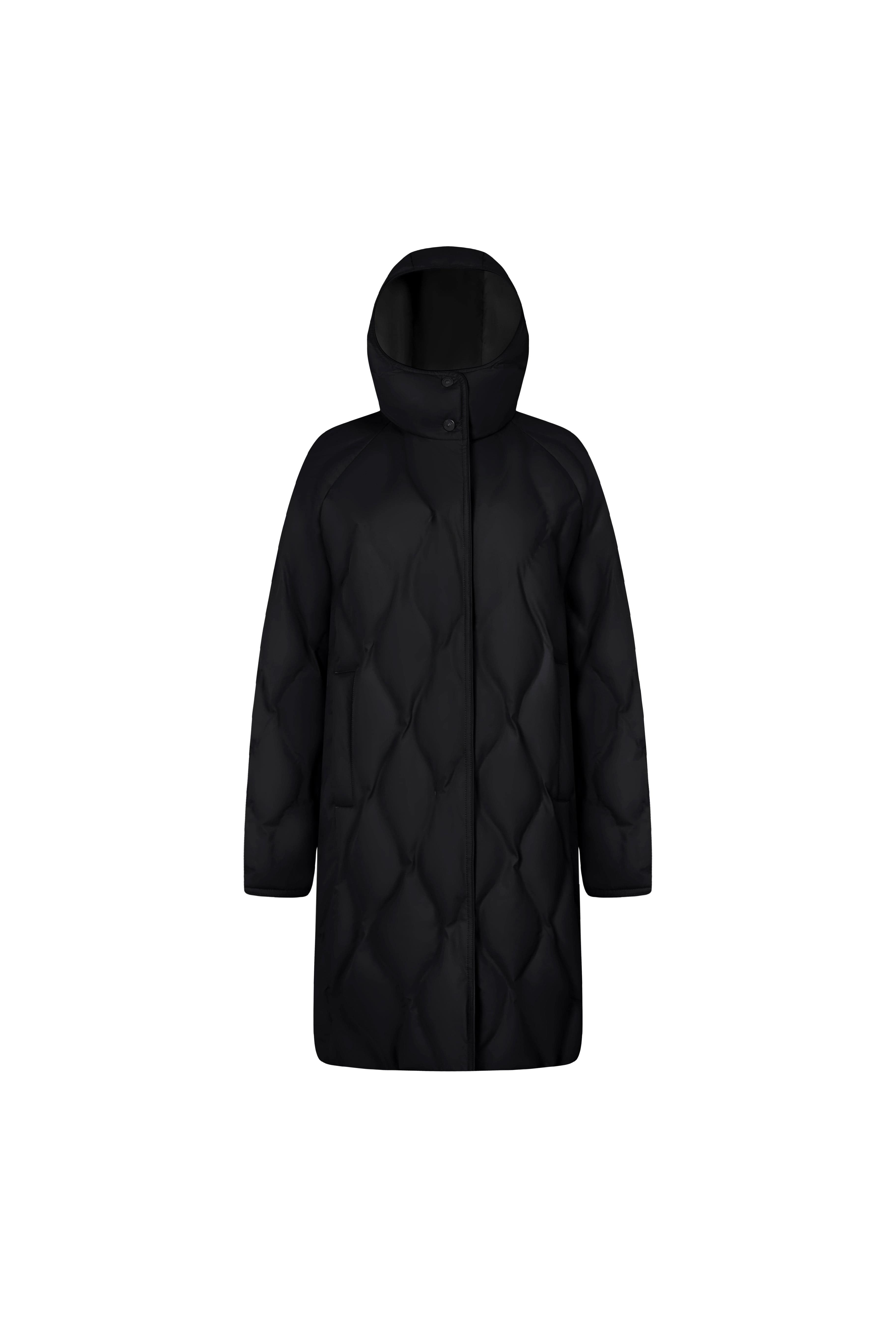 BOSIDENG 2023 Women's Classic Business Thigh Length Goose Down Coat Jacket