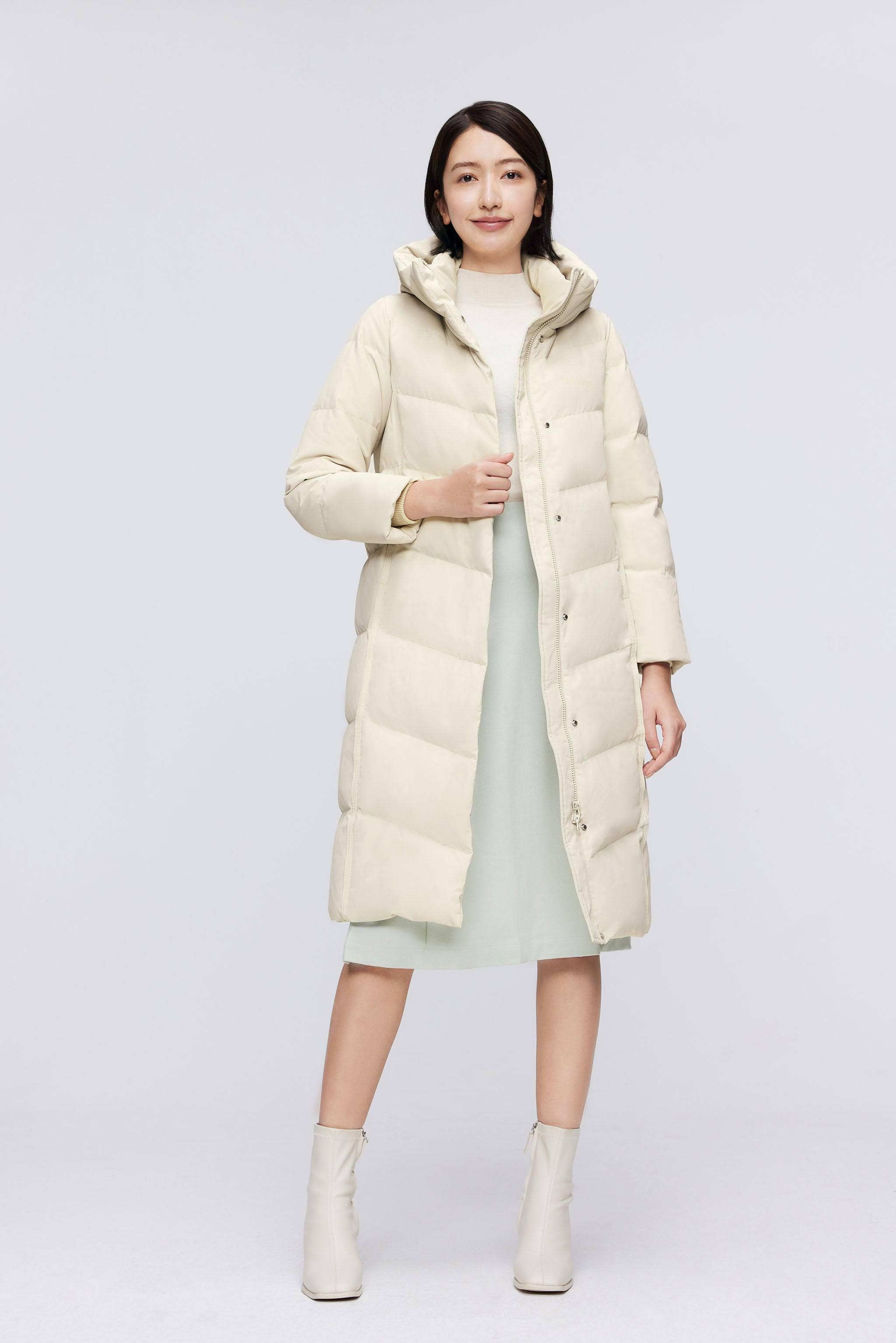 BOSIDENG 2023 Women's Classic Casual Full Length Down Coat 5176