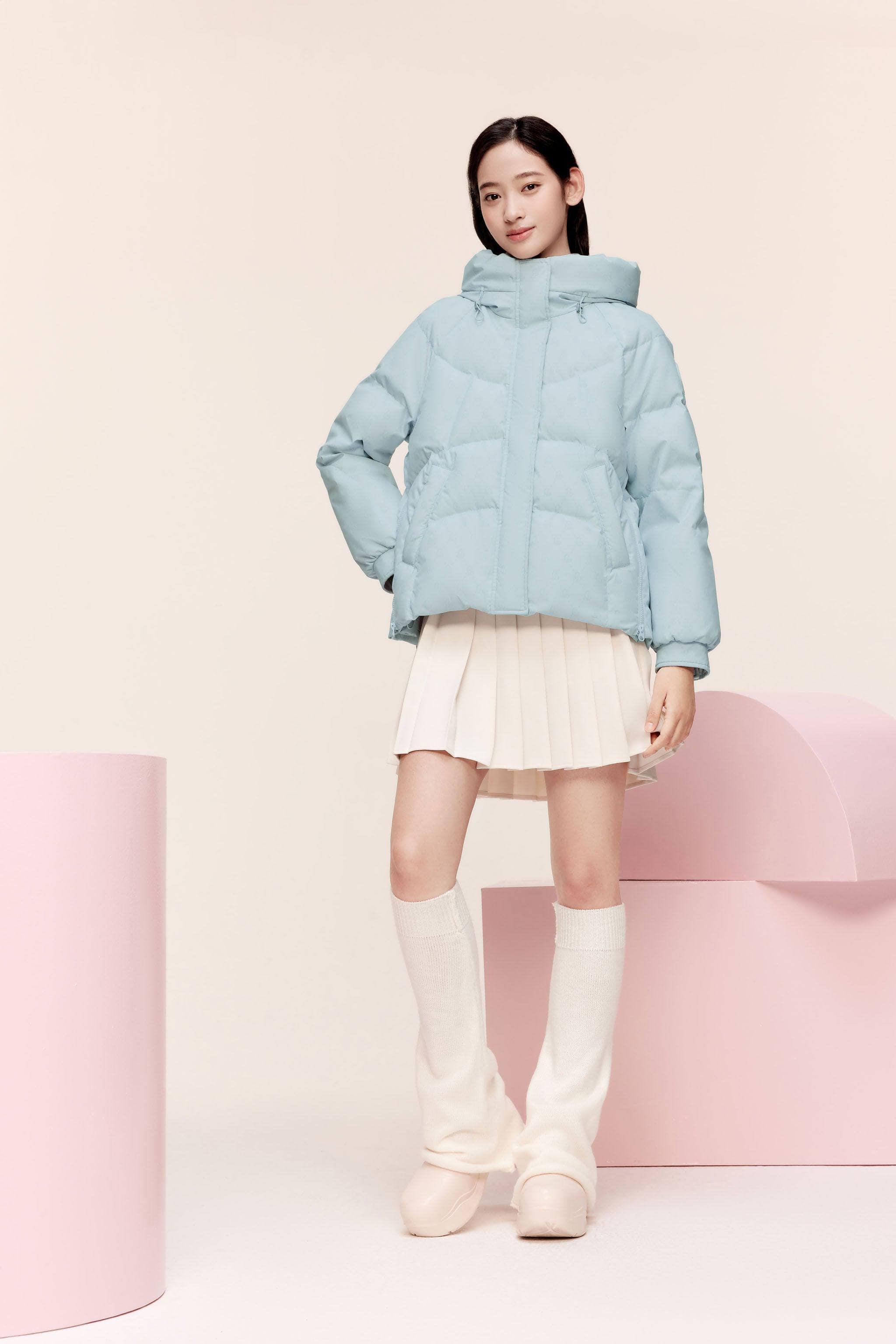 BOSIDENG 2023 Women's Classic Casual Oversized Short Down Jacket Jacket