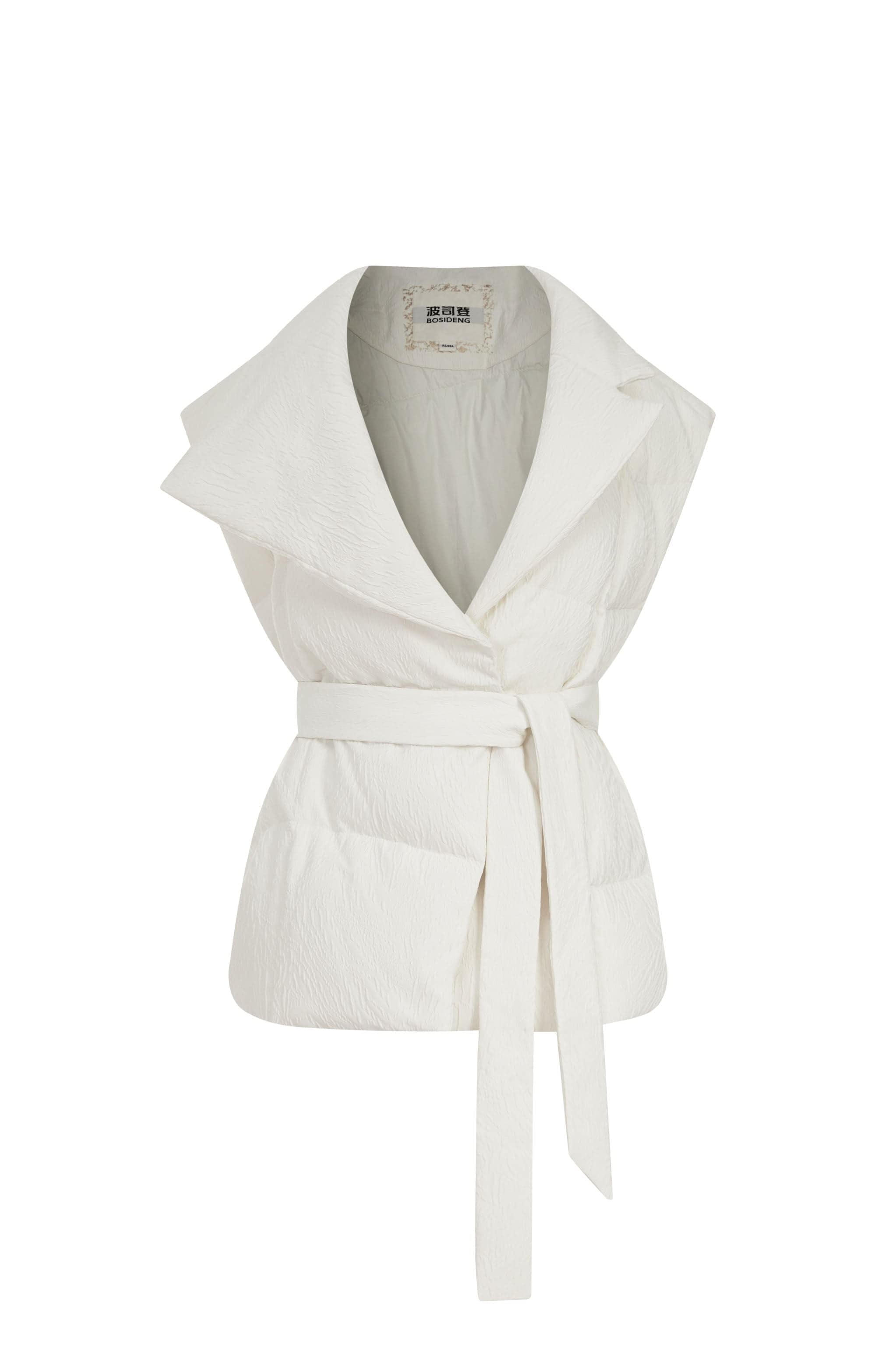 BOSIDENG 2023 Women's Eastern Aesthetic Goose Down Gilet Gilet