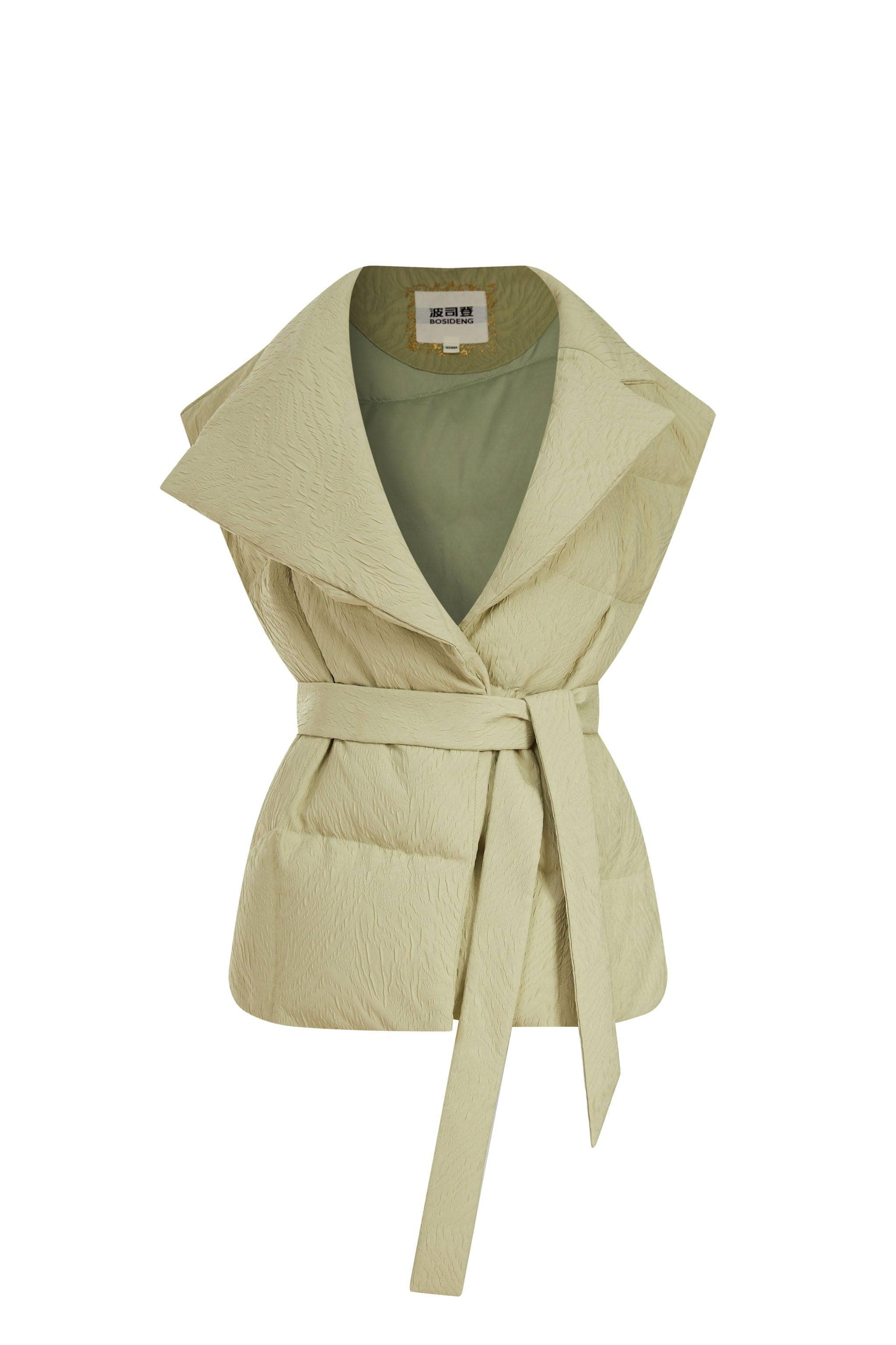 BOSIDENG 2023 Women's Eastern Aesthetic Goose Down Gilet Gilet