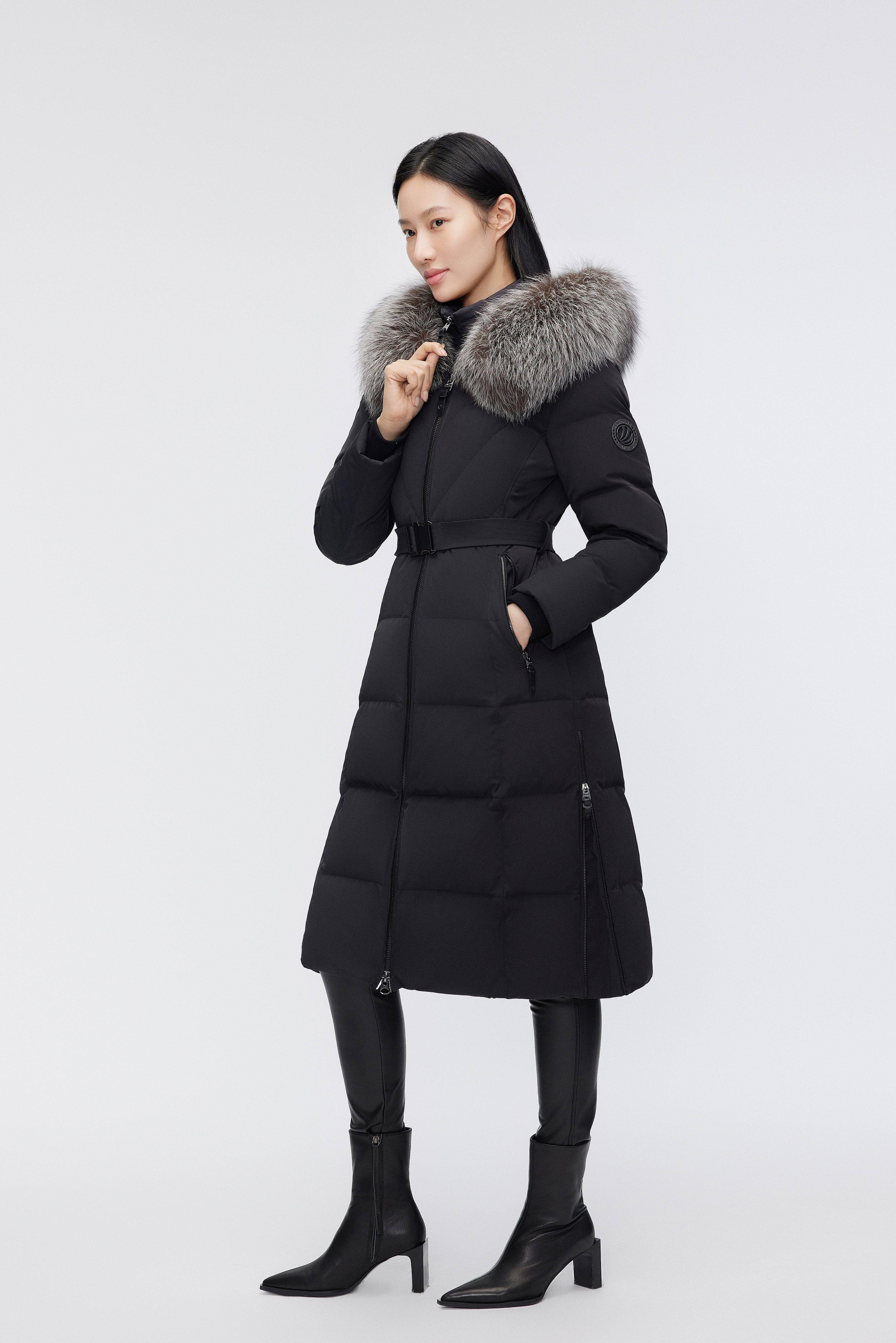 BOSIDENG 2023 Women's Premium Extreme Goose Down Full Length Coat Jacket