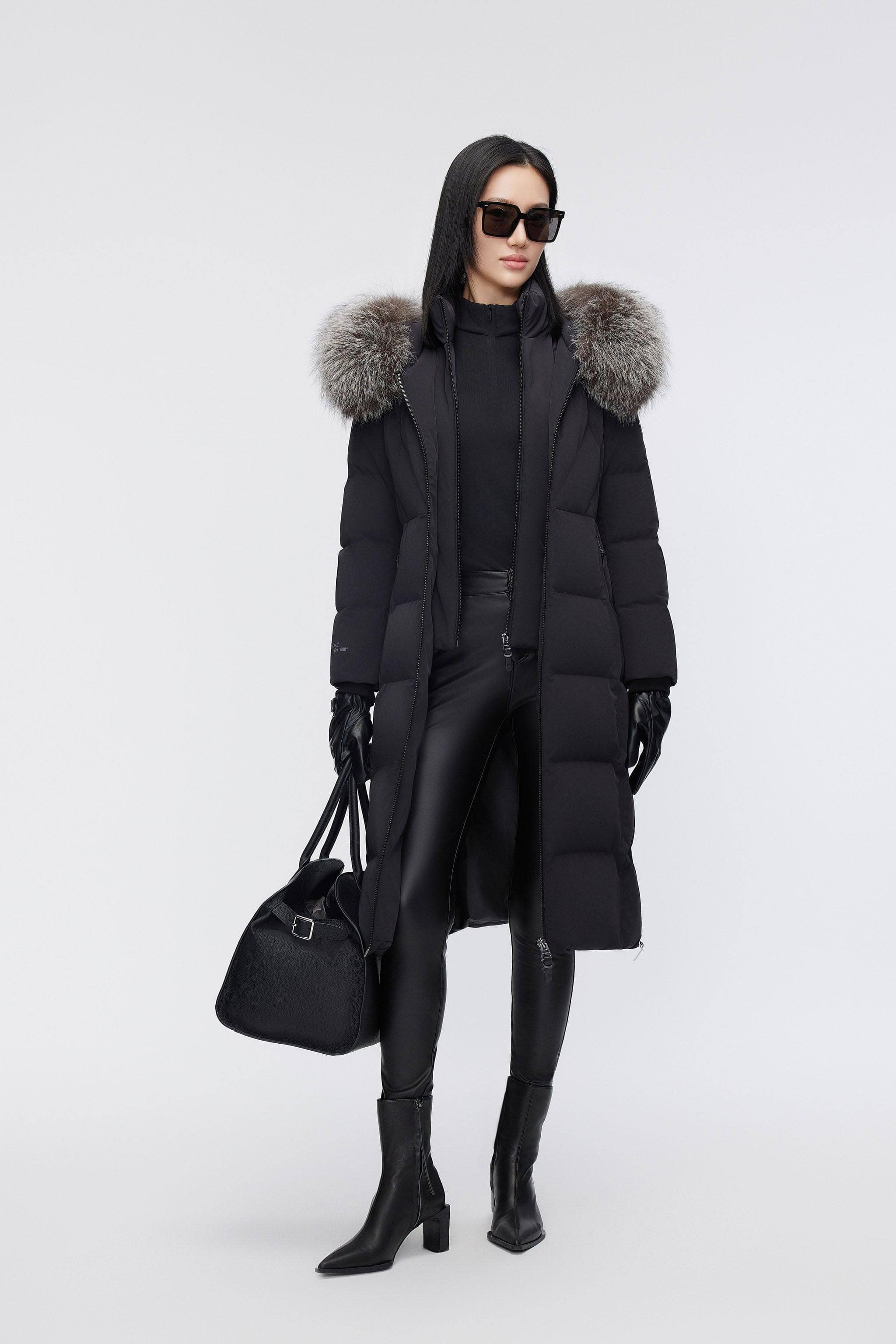 BOSIDENG 2023 Women's Premium Extreme Goose Down Full Length Coat Jacket