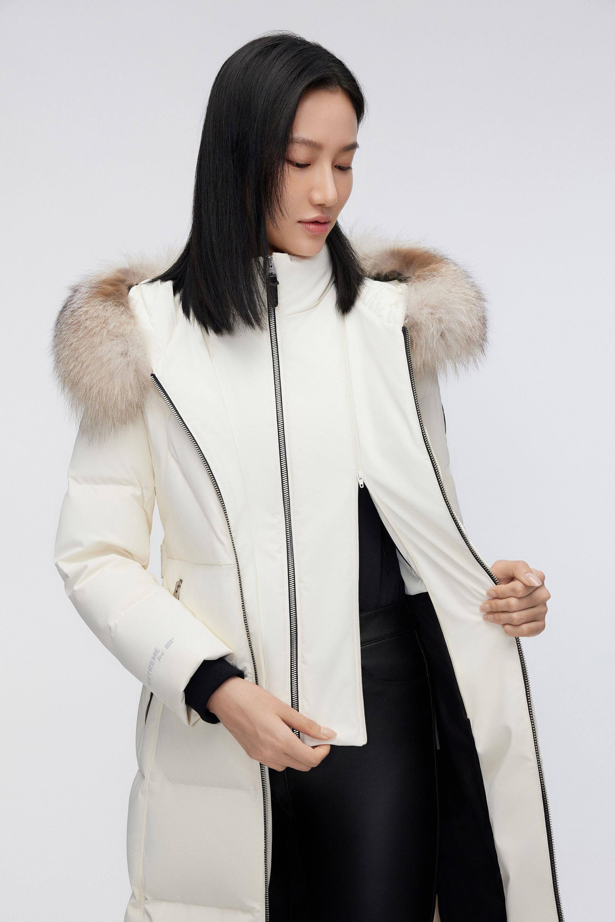 BOSIDENG 2023 Women's Premium Extreme Goose Down Full Length Coat Jacket