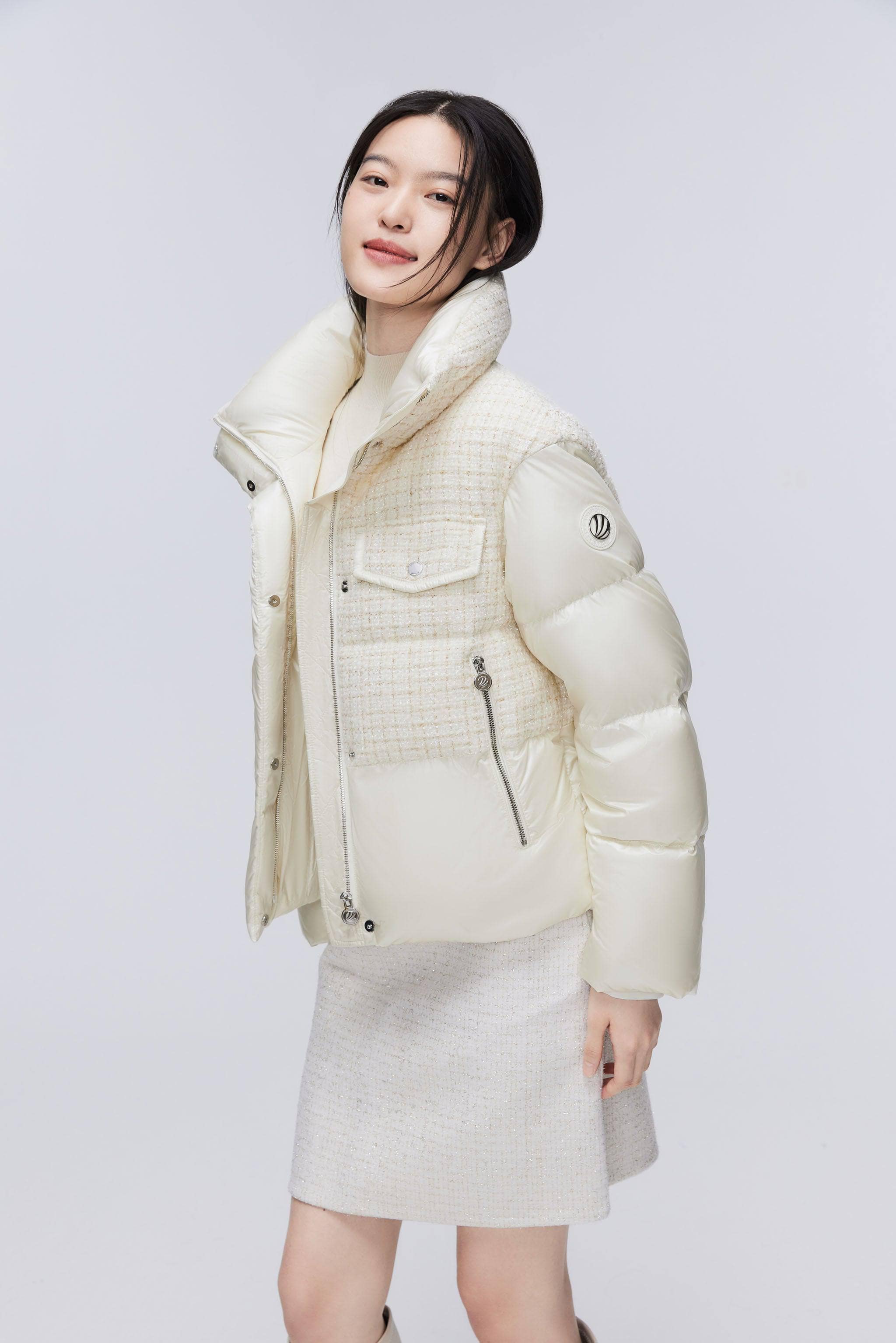 BOSIDENG 2023 Women's Premium Puffer Goose Down Jacket 3184