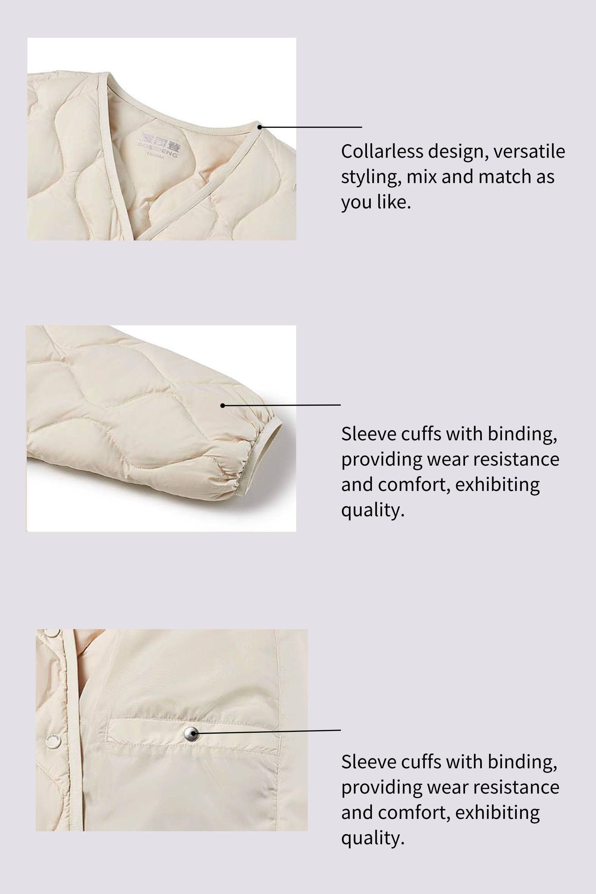 BOSIDENG 2023 Women's Quilted Lightweight Down Jacket Jacket