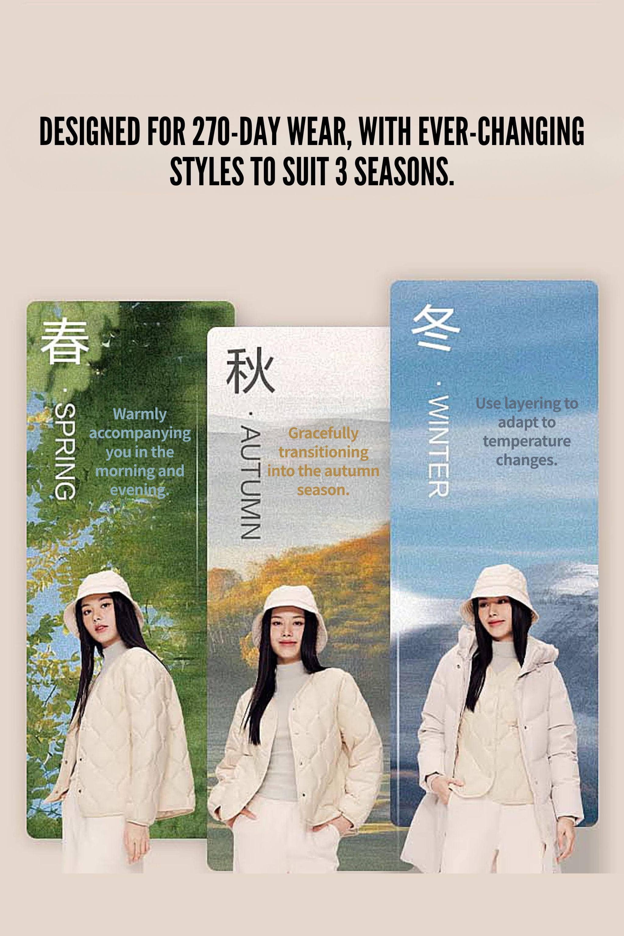 BOSIDENG 2023 Women's Quilted Lightweight Down Jacket Jacket