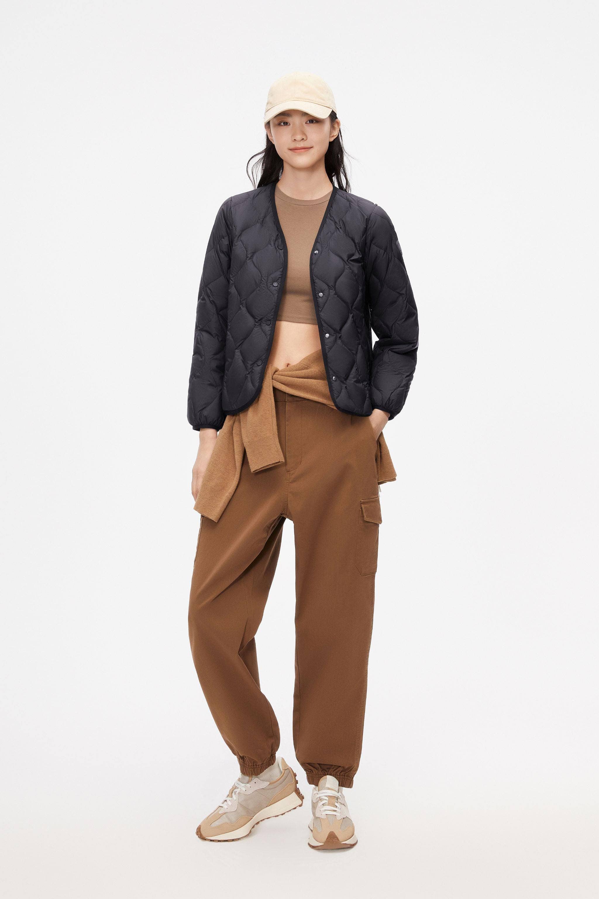 BOSIDENG 2023 Women's Quilted Lightweight Down Jacket Jacket