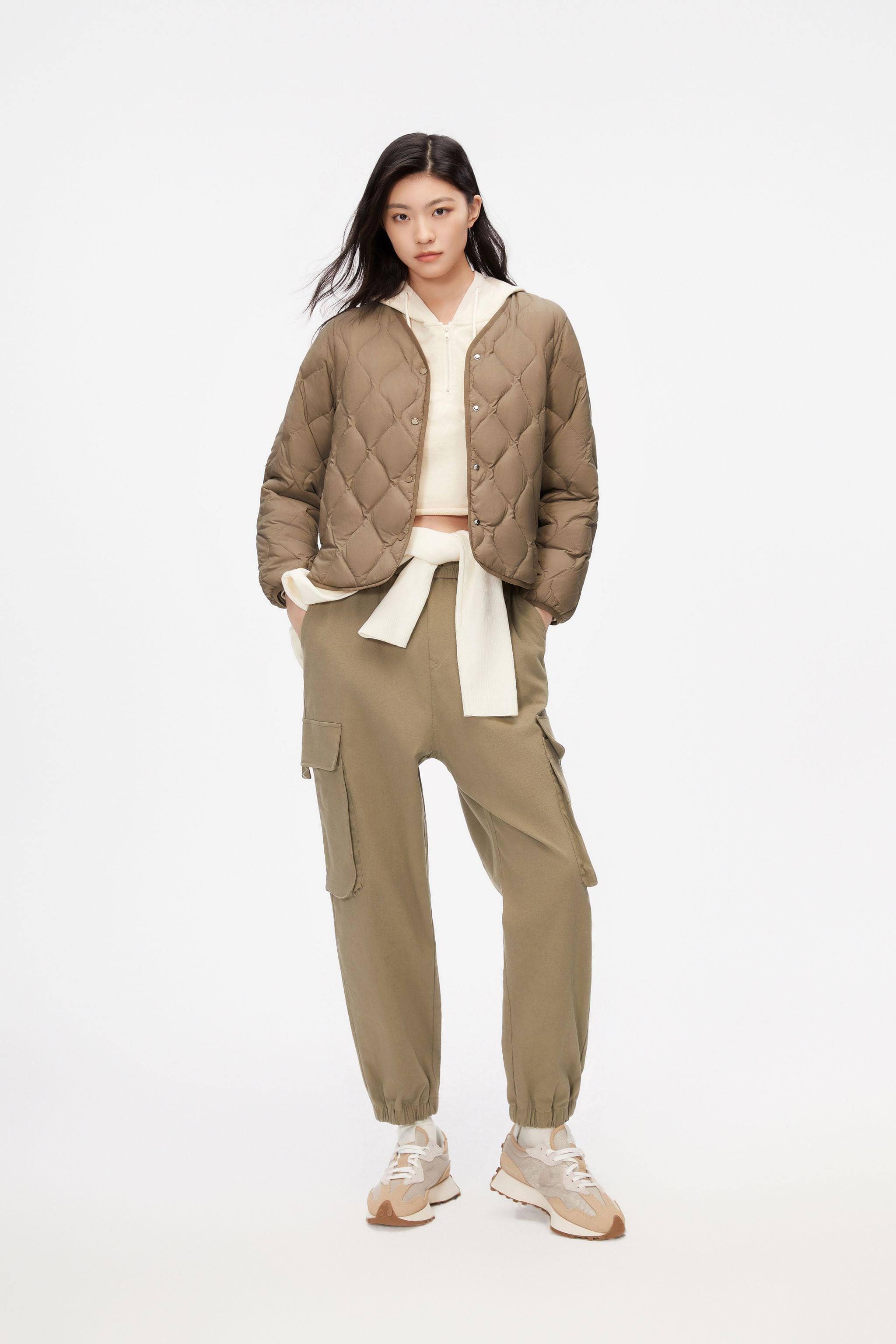 BOSIDENG 2023 Women's Quilted Lightweight Down Jacket Jacket