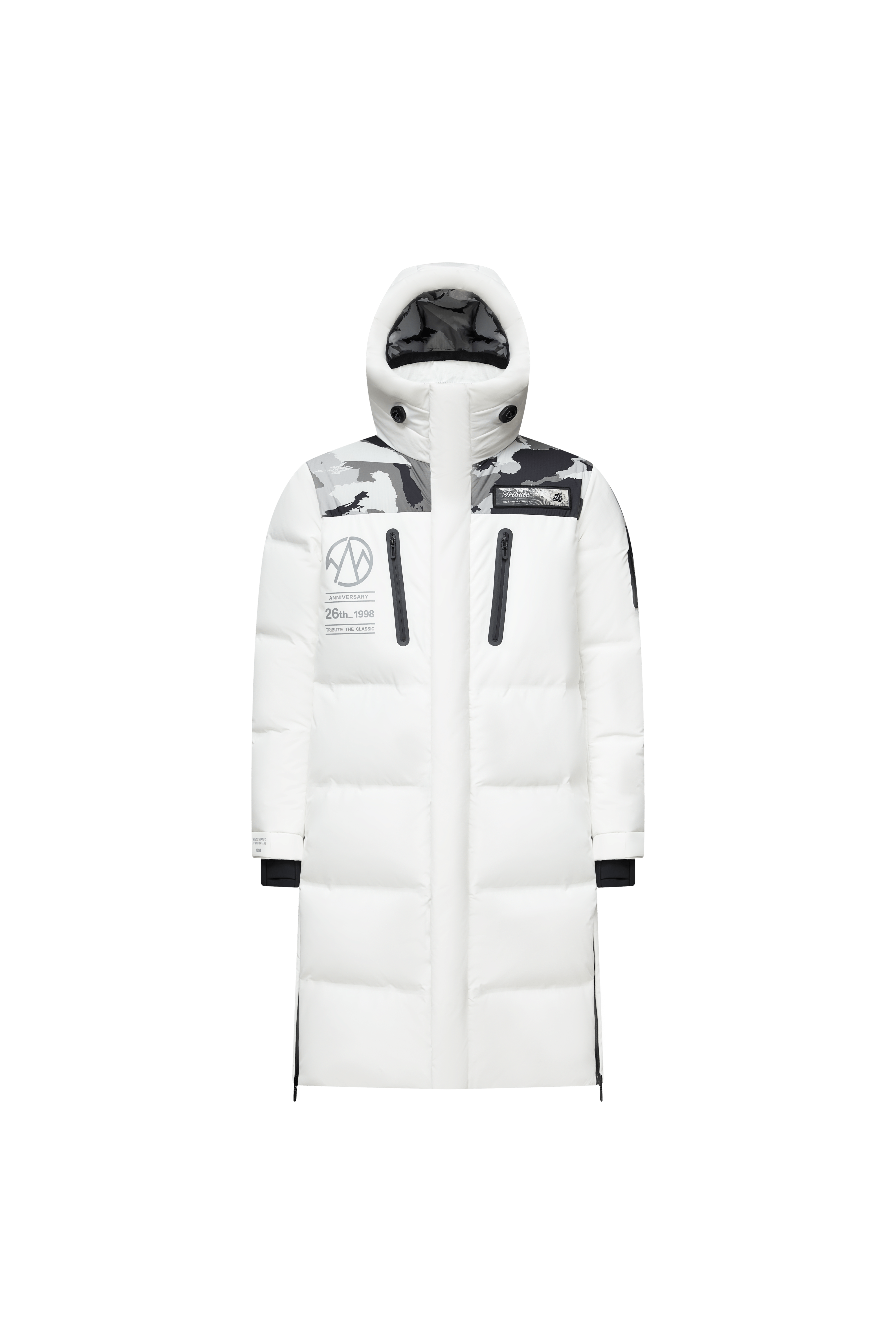 BOSIDENG 2023 Q Collection Goose Down Parka XS / Pearl White