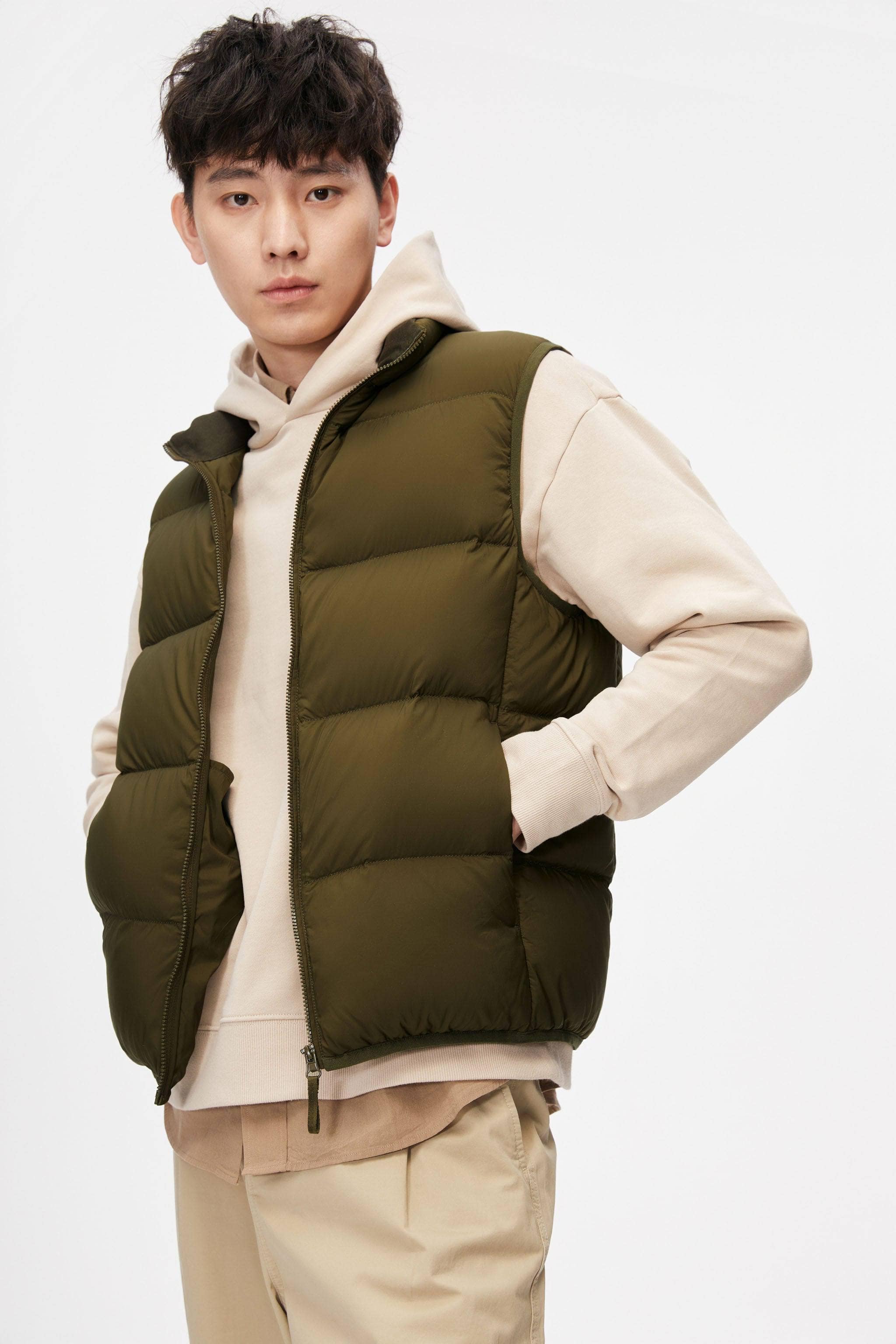 BOSIDENG 2023 Puffer Down Gilet Gilet XXXS / Pine green