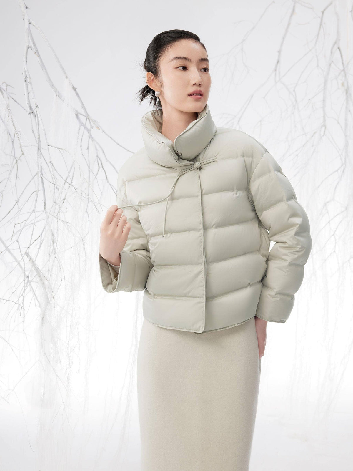 Women's Oriental Short Goose Down Jacket 4126