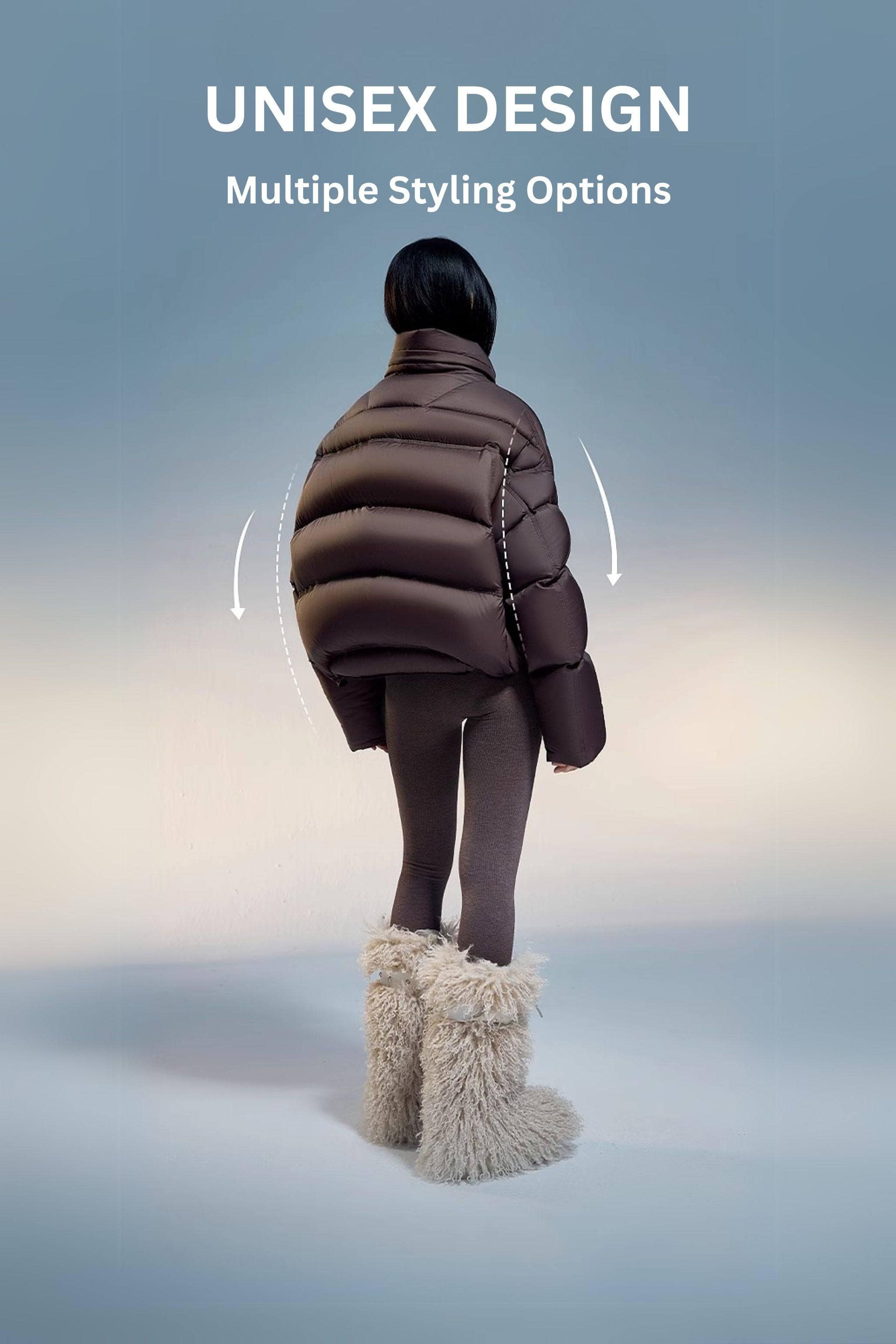 BOSIDENG 2024 Adjustable Puffer With Detachable Hood Puffer