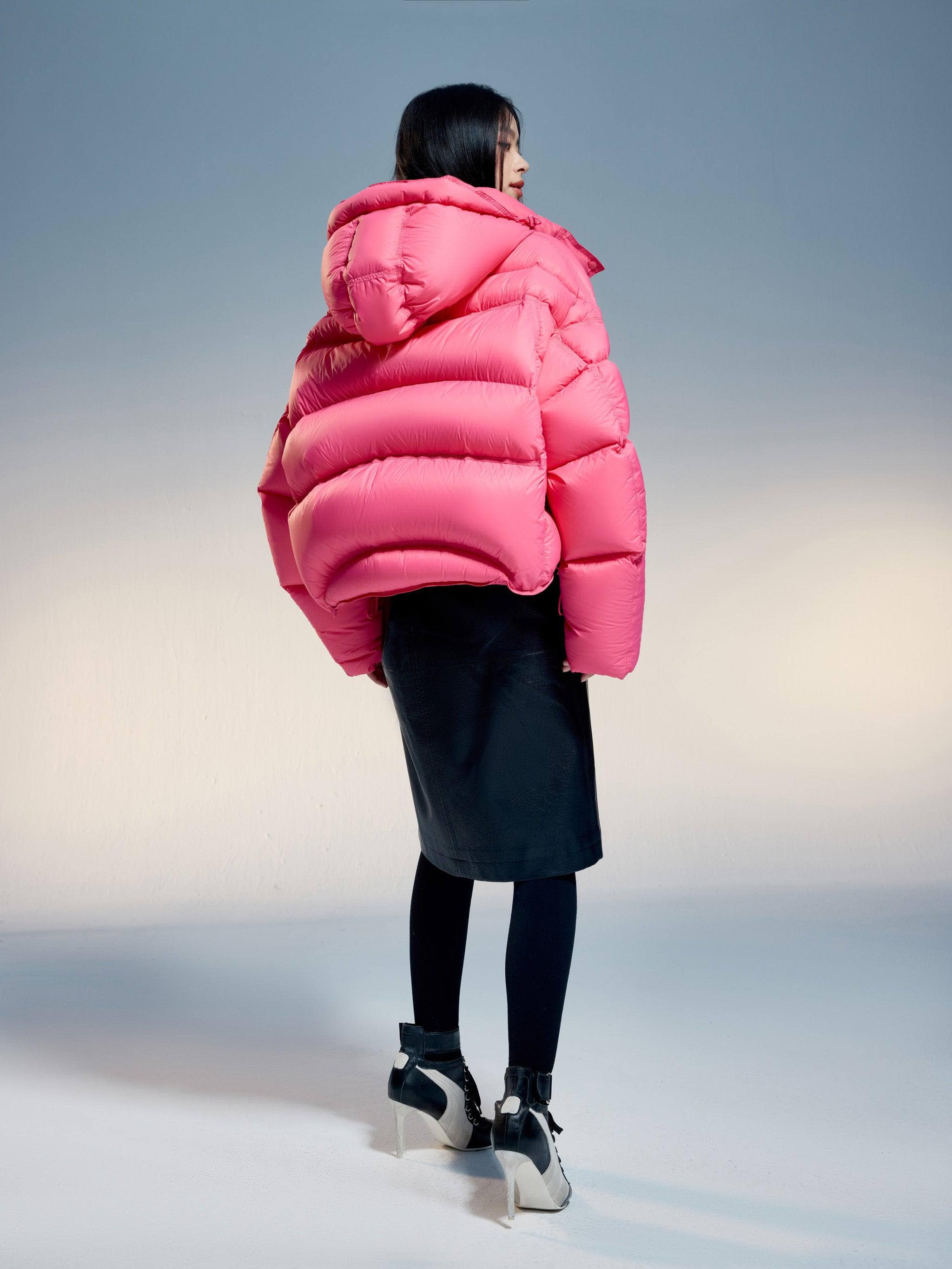 BOSIDENG 2024 Adjustable Puffer With Detachable Hood Puffer